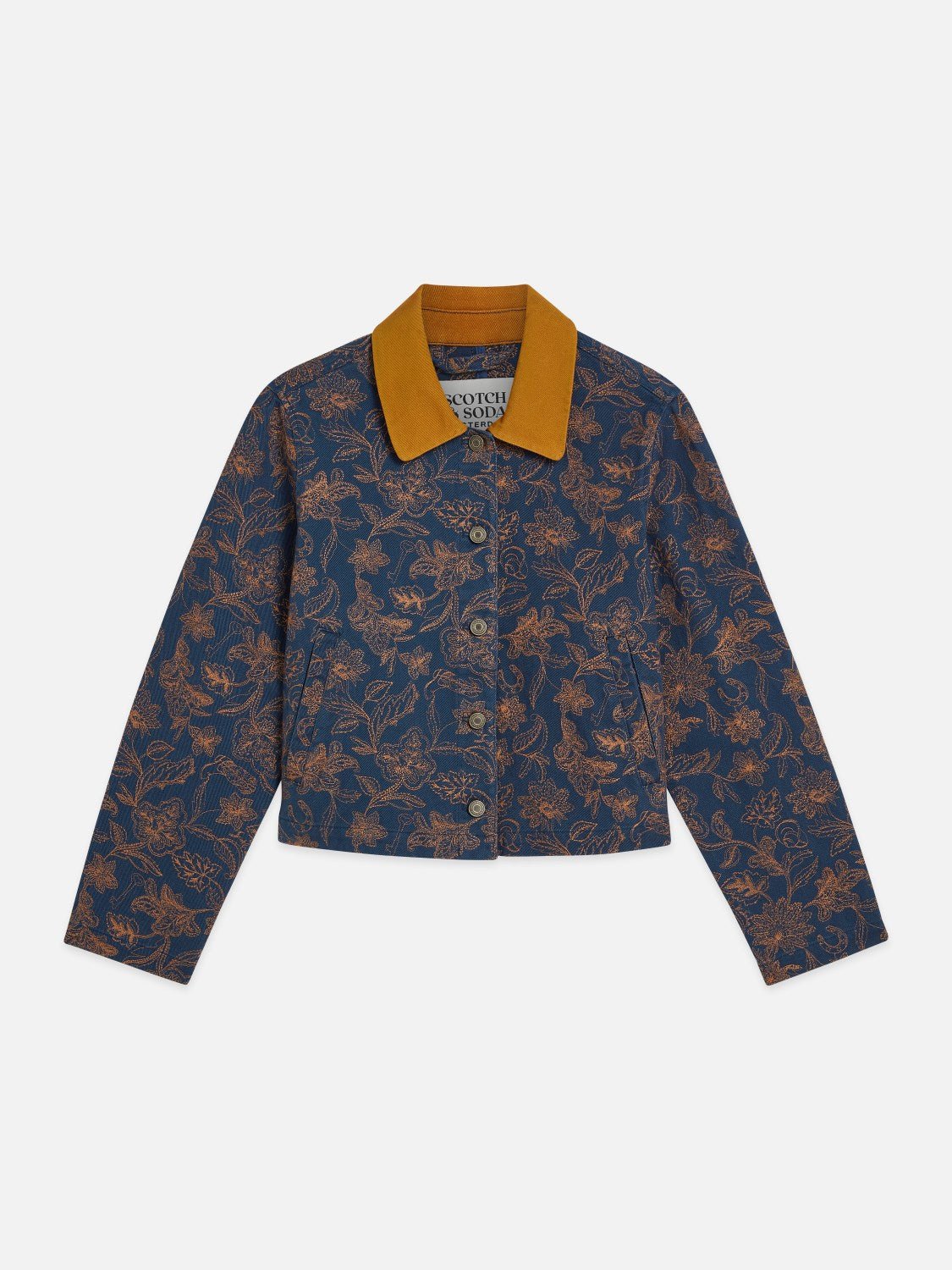 Embroidered Cotton Jacket - Scotch & Soda South Africa