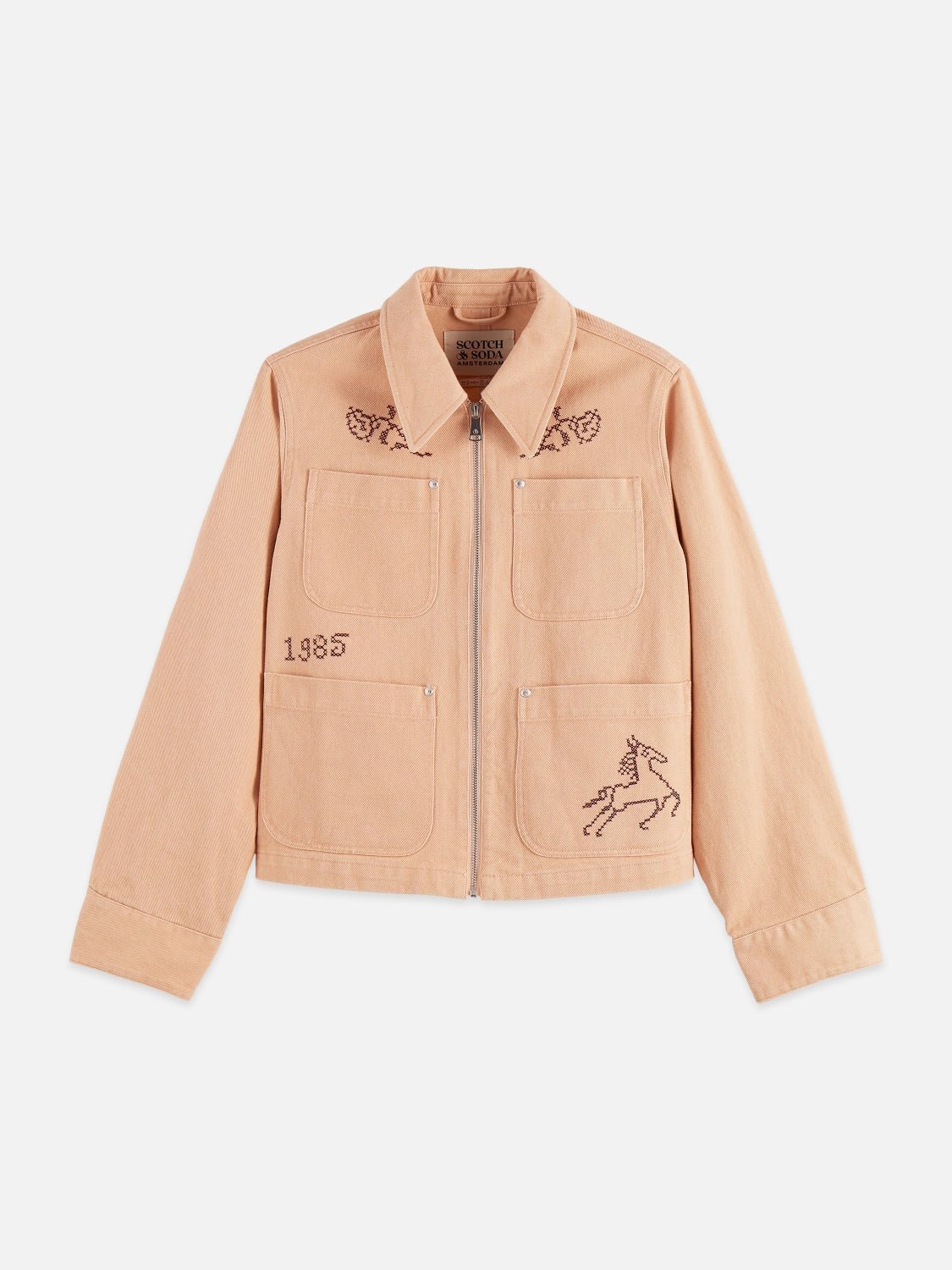 Embroidered Jacket - Scotch & Soda South Africa