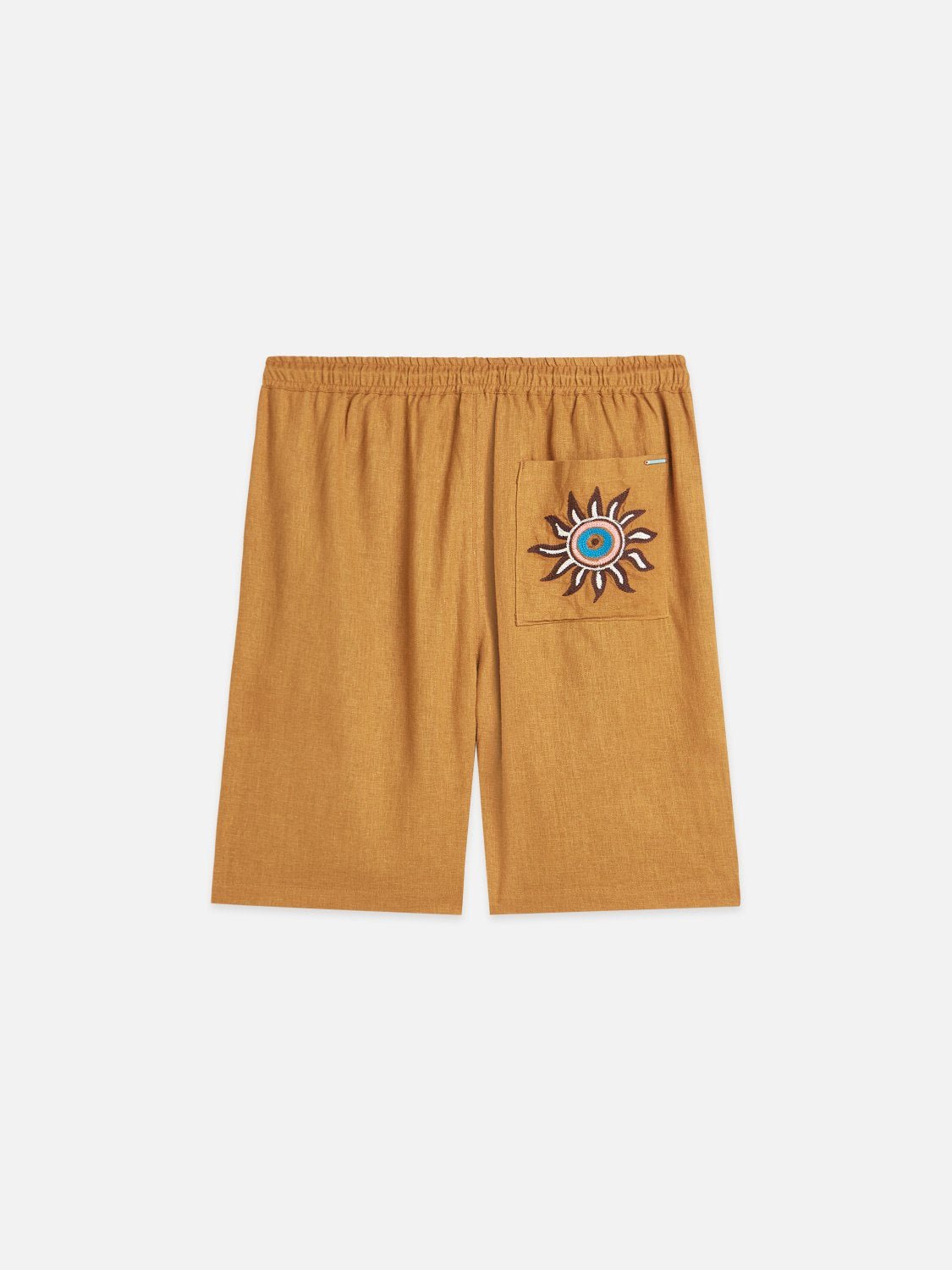 Embroidered Linenblend Widefit Bermuda Shorts - Scotch & Soda South Africa
