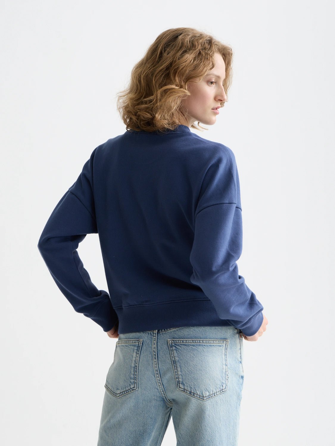 Embroidered Logo Relaxed Fit Sweatshirt - Scotch & Soda South Africa