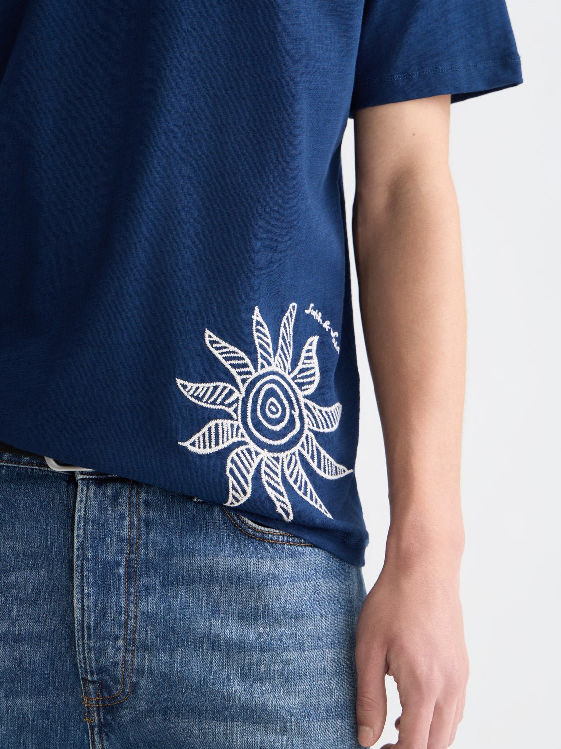 Embroidered Multi Artwork Relaxedfit Tshirt - Scotch & Soda South Africa