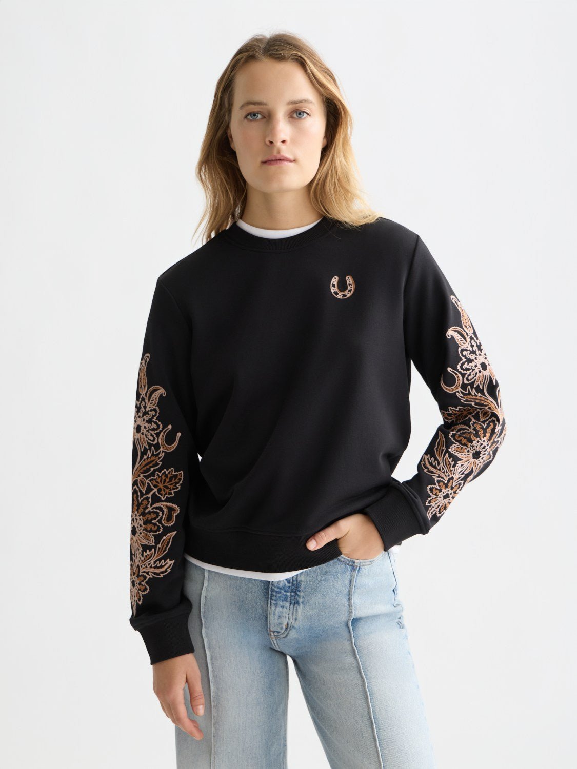 Embroidered Regular-Fit Sweatshirt - Scotch & Soda South Africa