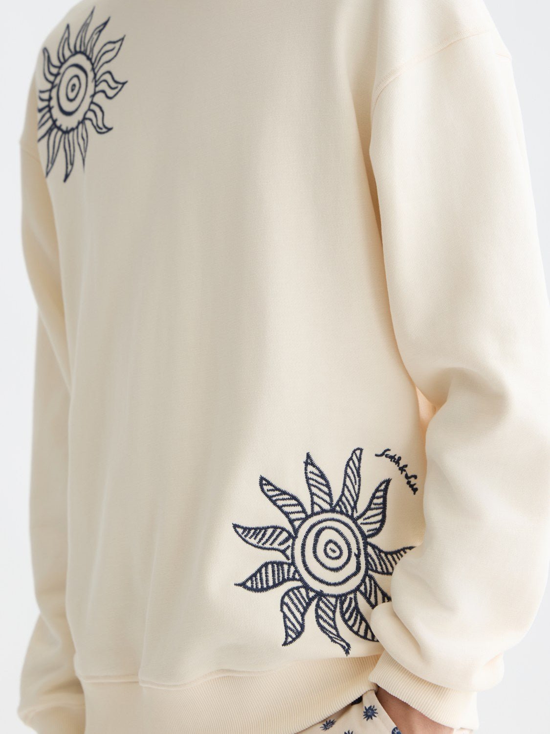 Embroidered Relaxedfit Sweatshirt - Scotch & Soda South Africa