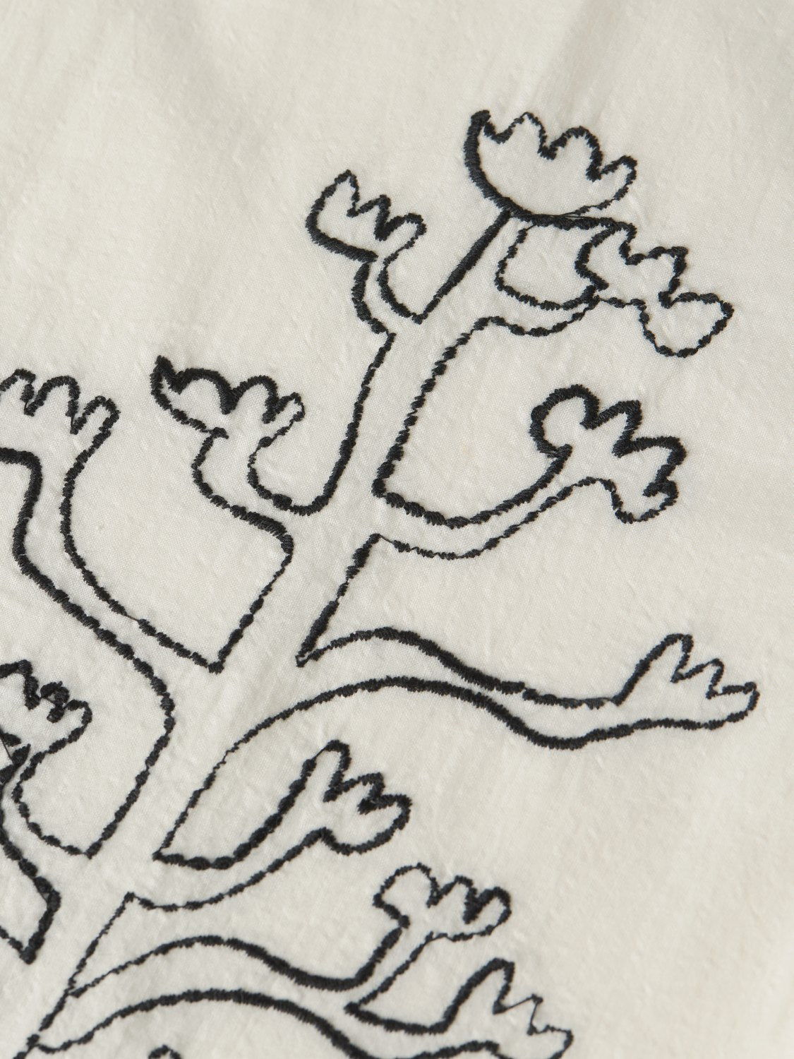Embroidered Seersucker Relaxedfit Shortsleeved Shirt - Scotch & Soda South Africa