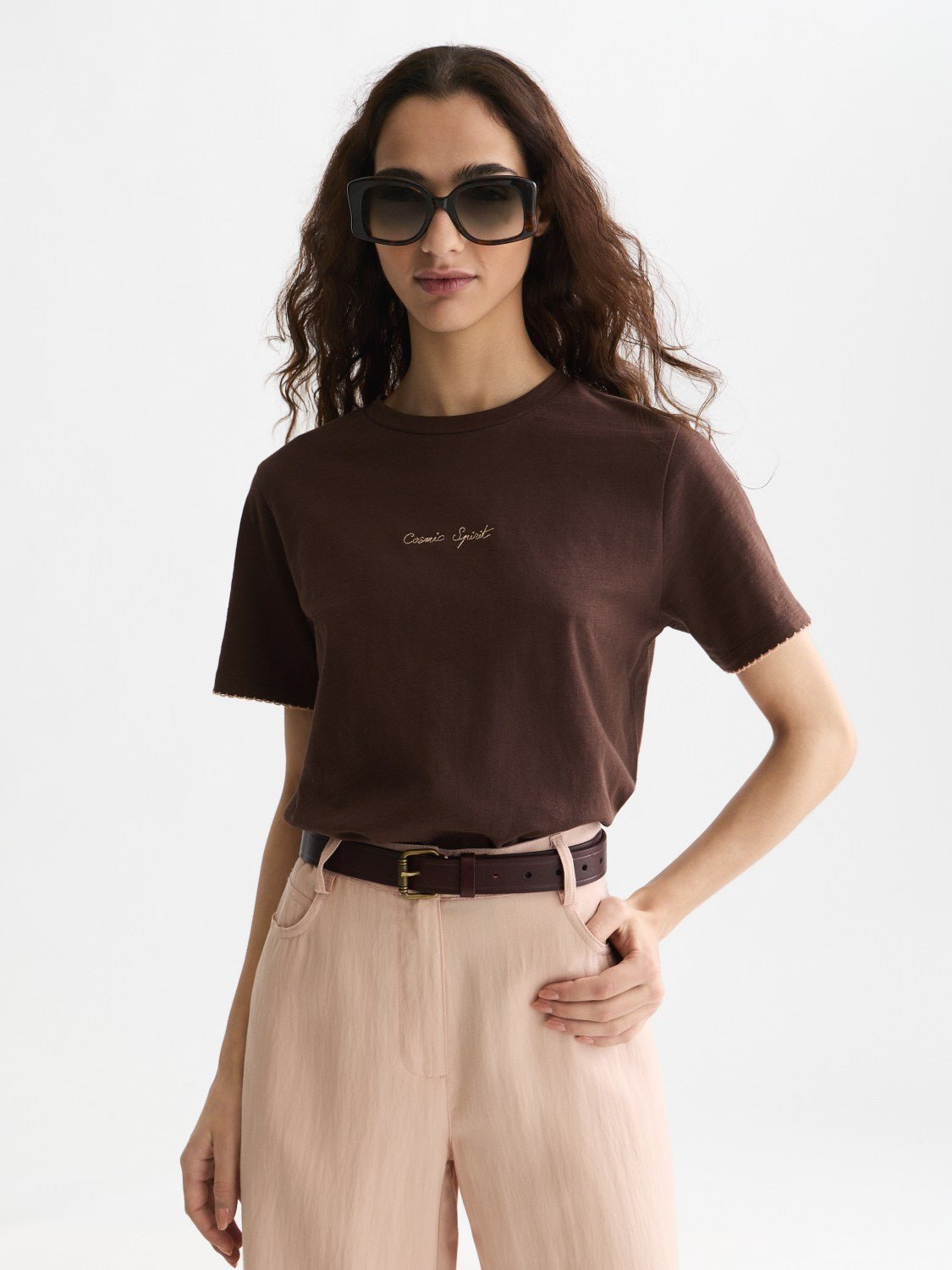 Embroidered Slub Regular-Fit T-Shirt - Scotch & Soda South Africa