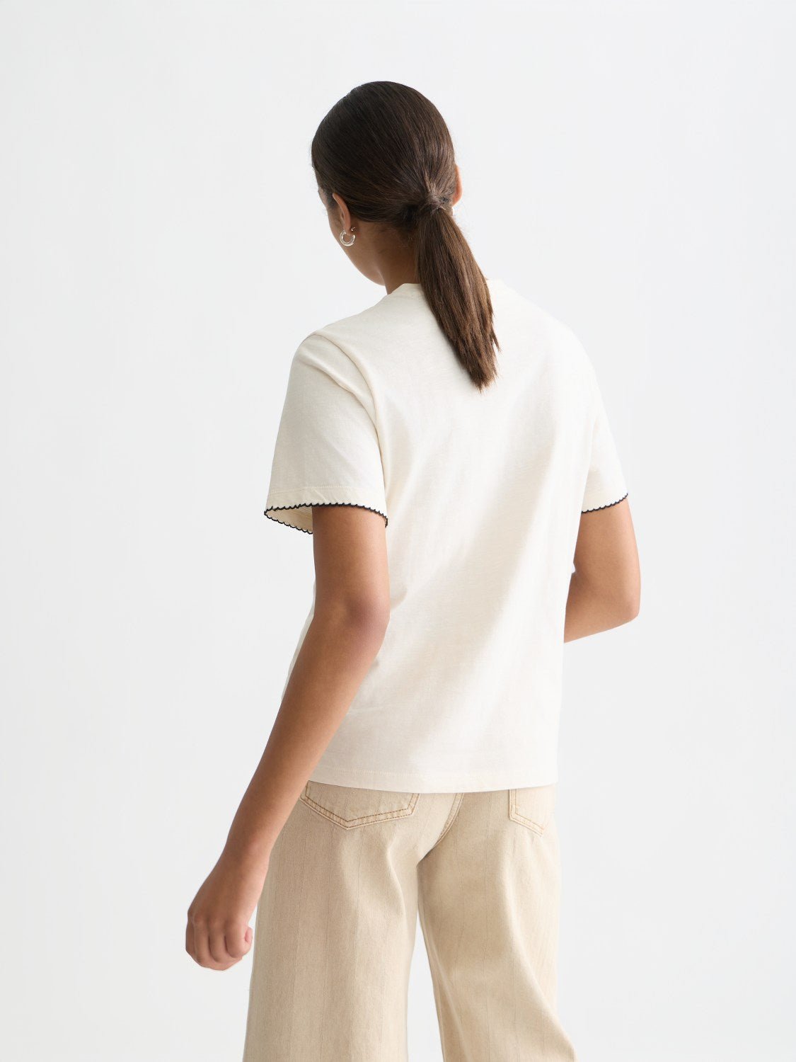 Embroidered Slub Regular-Fit T-Shirt - Scotch & Soda South Africa