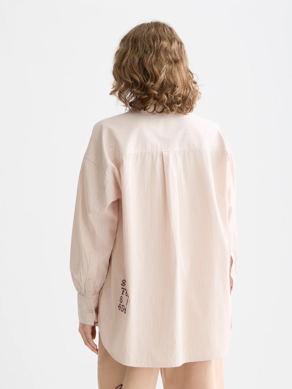 Embroidery Girlfriend Shirt - Scotch & Soda South Africa