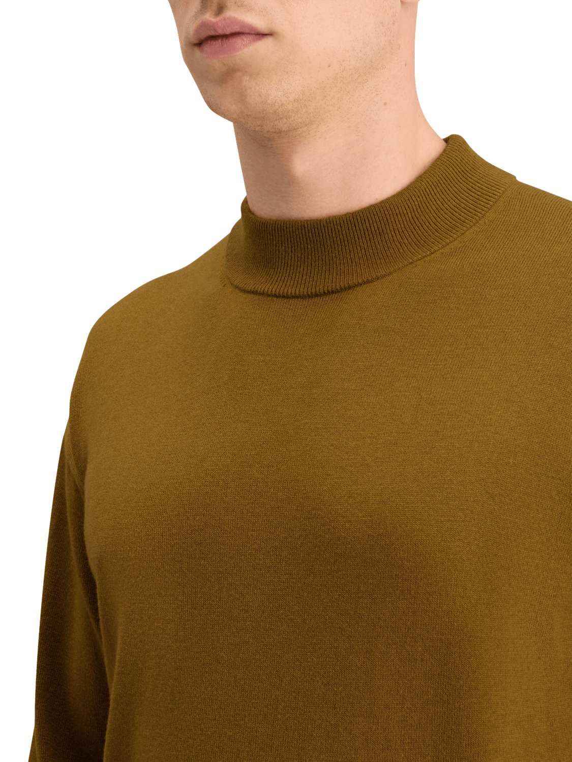 Essential Dropped Shoulder Mock Neck Sweater - Scotch & Soda South Africa