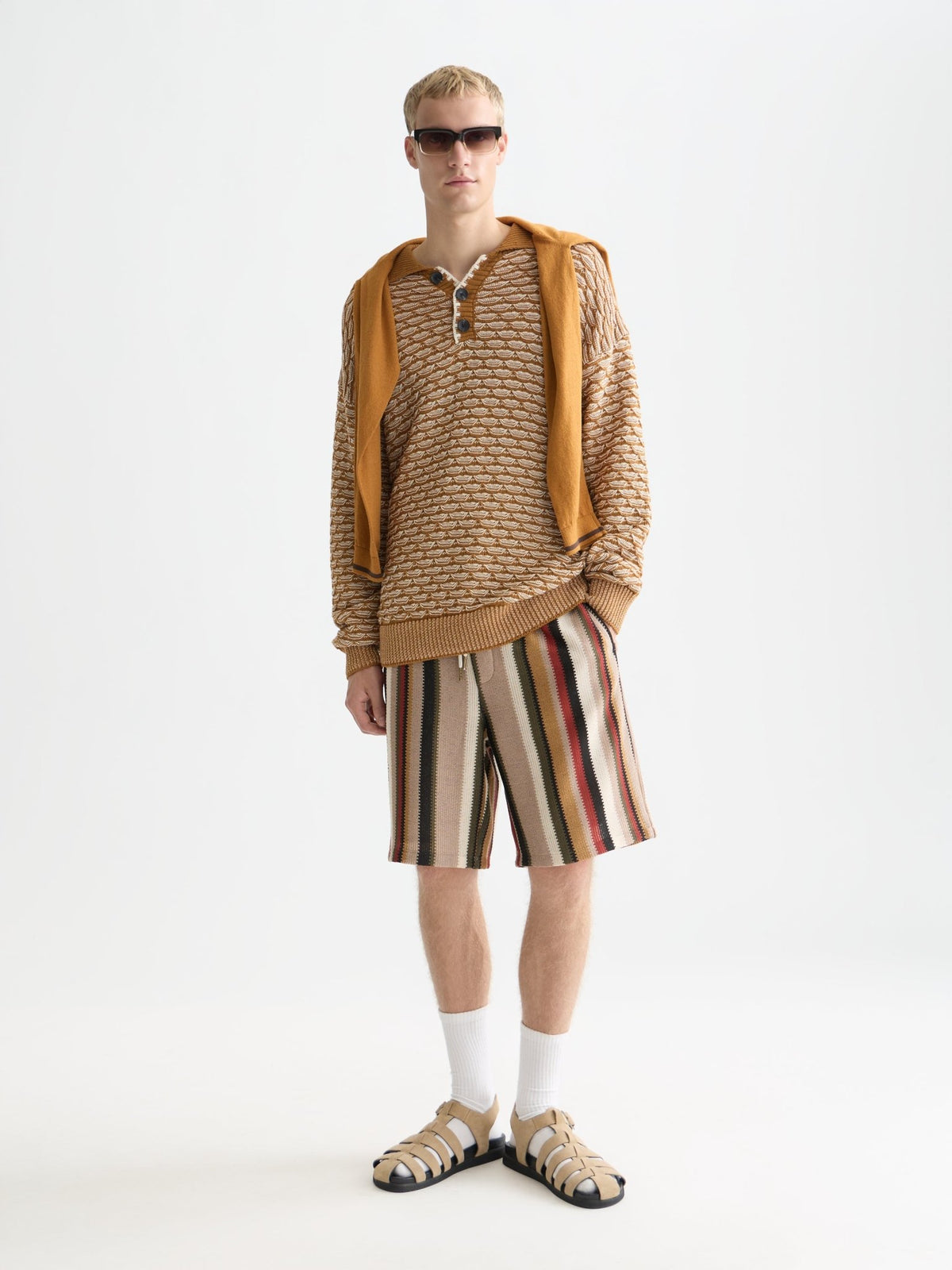 Extra Dropped Shoulder Structure Polo - Scotch & Soda South Africa