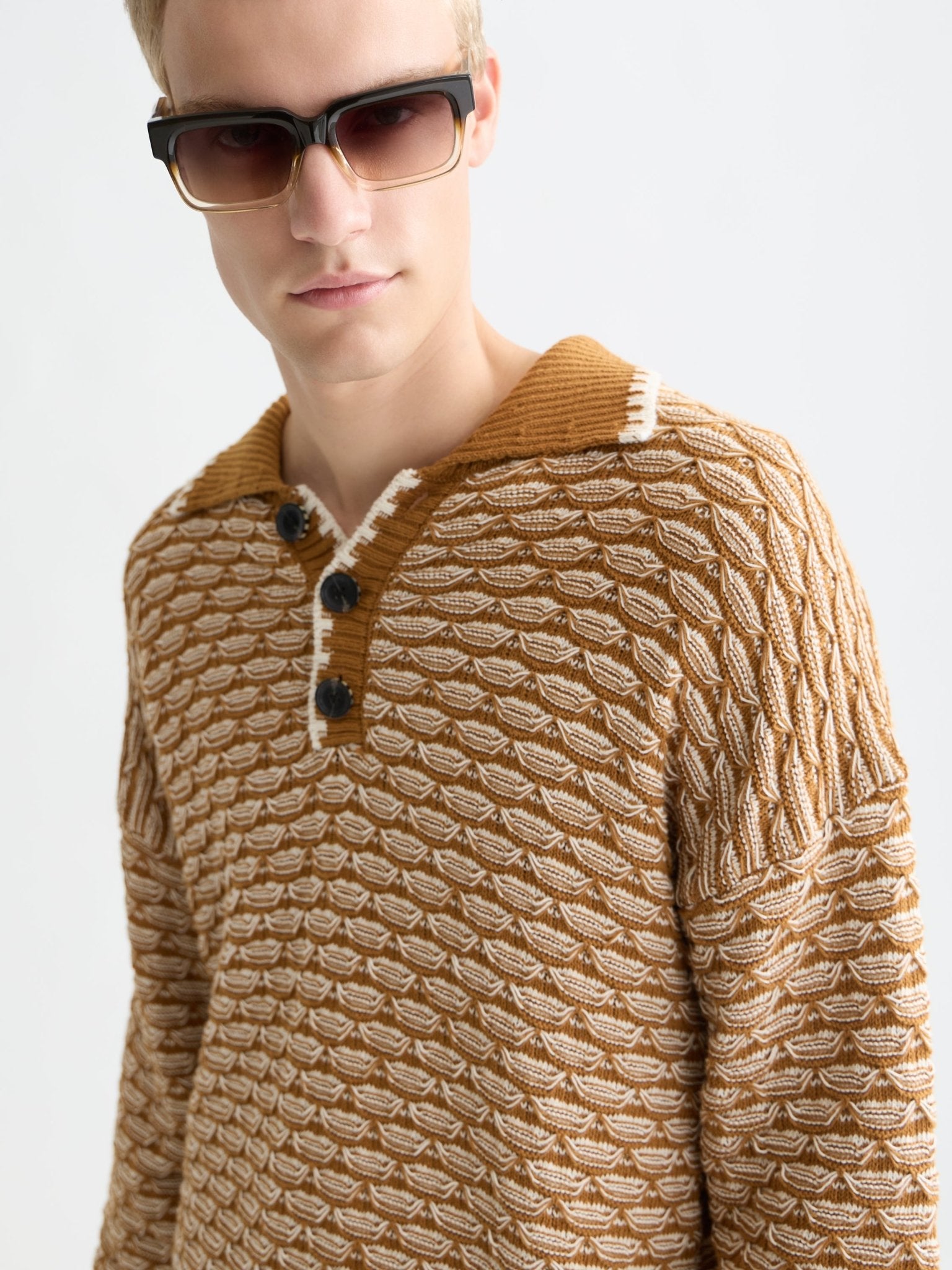 Extra Dropped Shoulder Structure Polo - Scotch & Soda South Africa