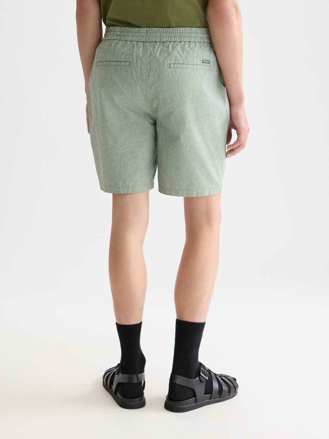 Fave Cottonlinen Yarndyed Regularfit Bermuda Shorts - Scotch & Soda South Africa