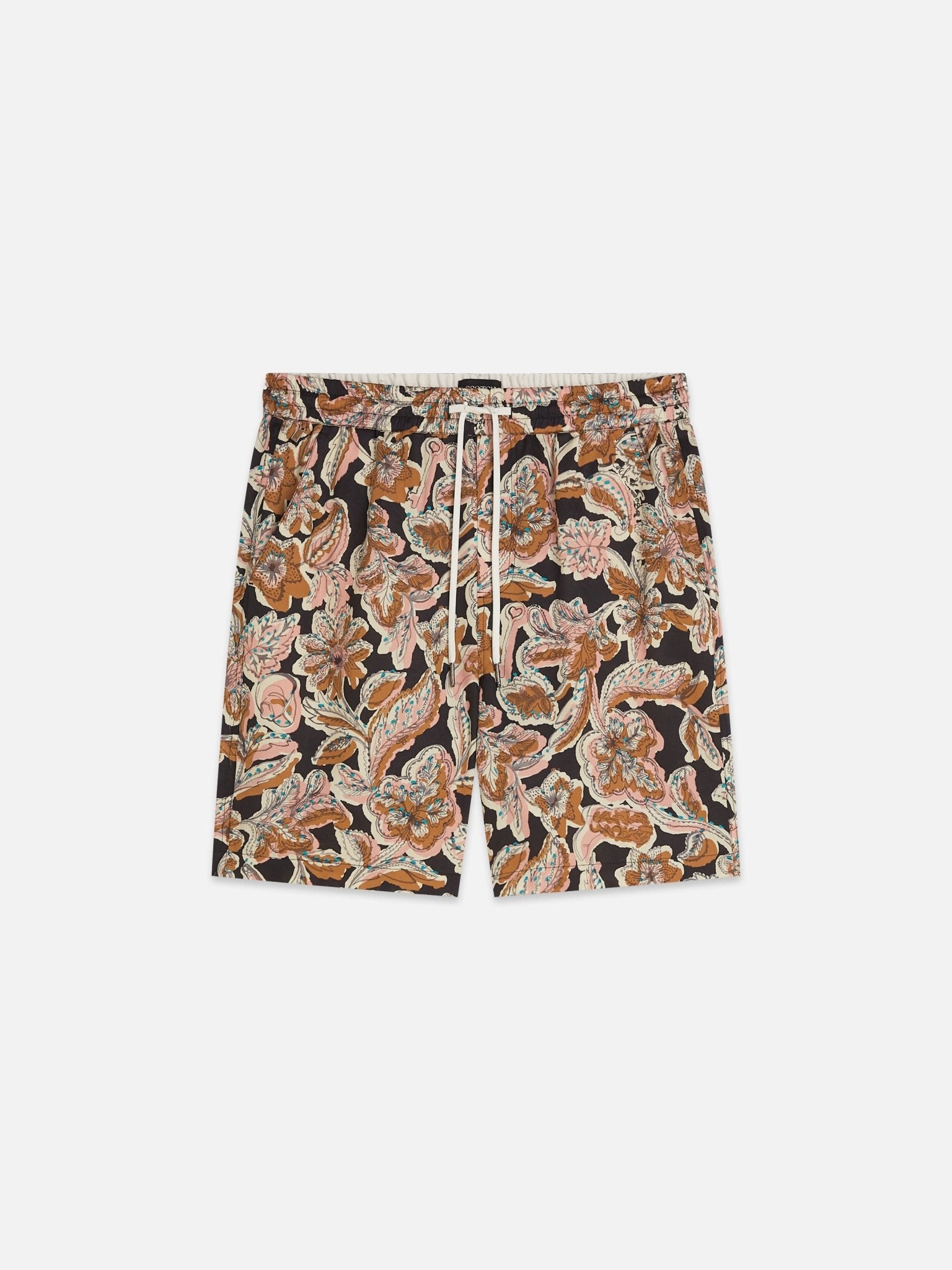 Fave Printed Tencel Relaxed Fit Bermuda Shorts - Scotch & Soda South Africa