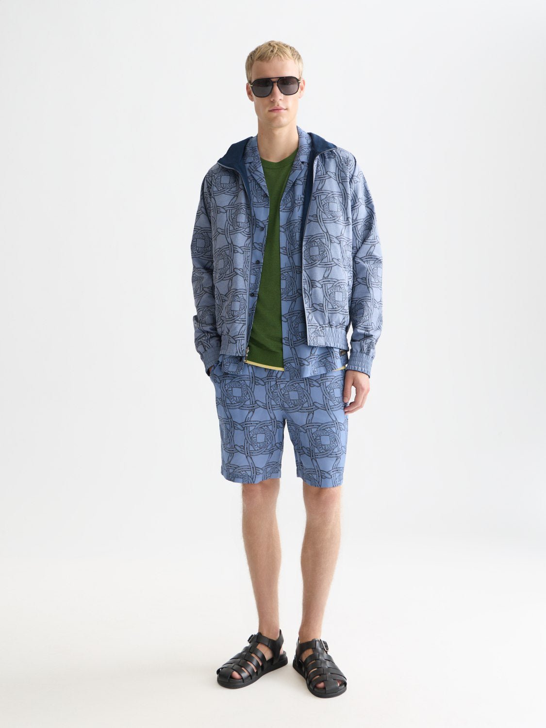 Fave Printed Tencel Relaxedfit Bermuda Shorts - Scotch & Soda South Africa