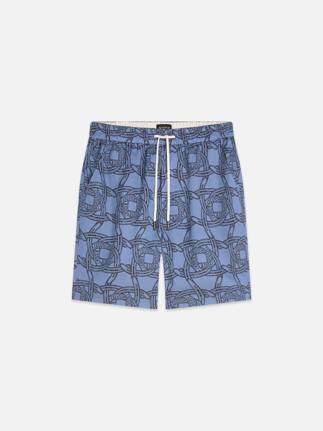 Fave Printed Tencel Relaxedfit Bermuda Shorts - Scotch & Soda South Africa