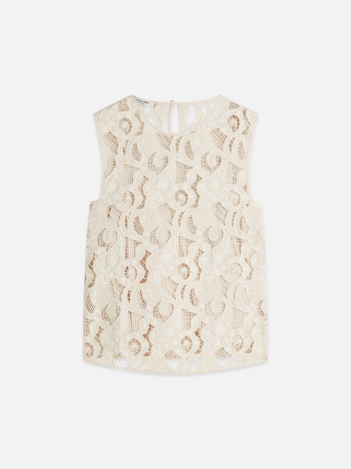 Flame Embroidery Top - Scotch & Soda South Africa