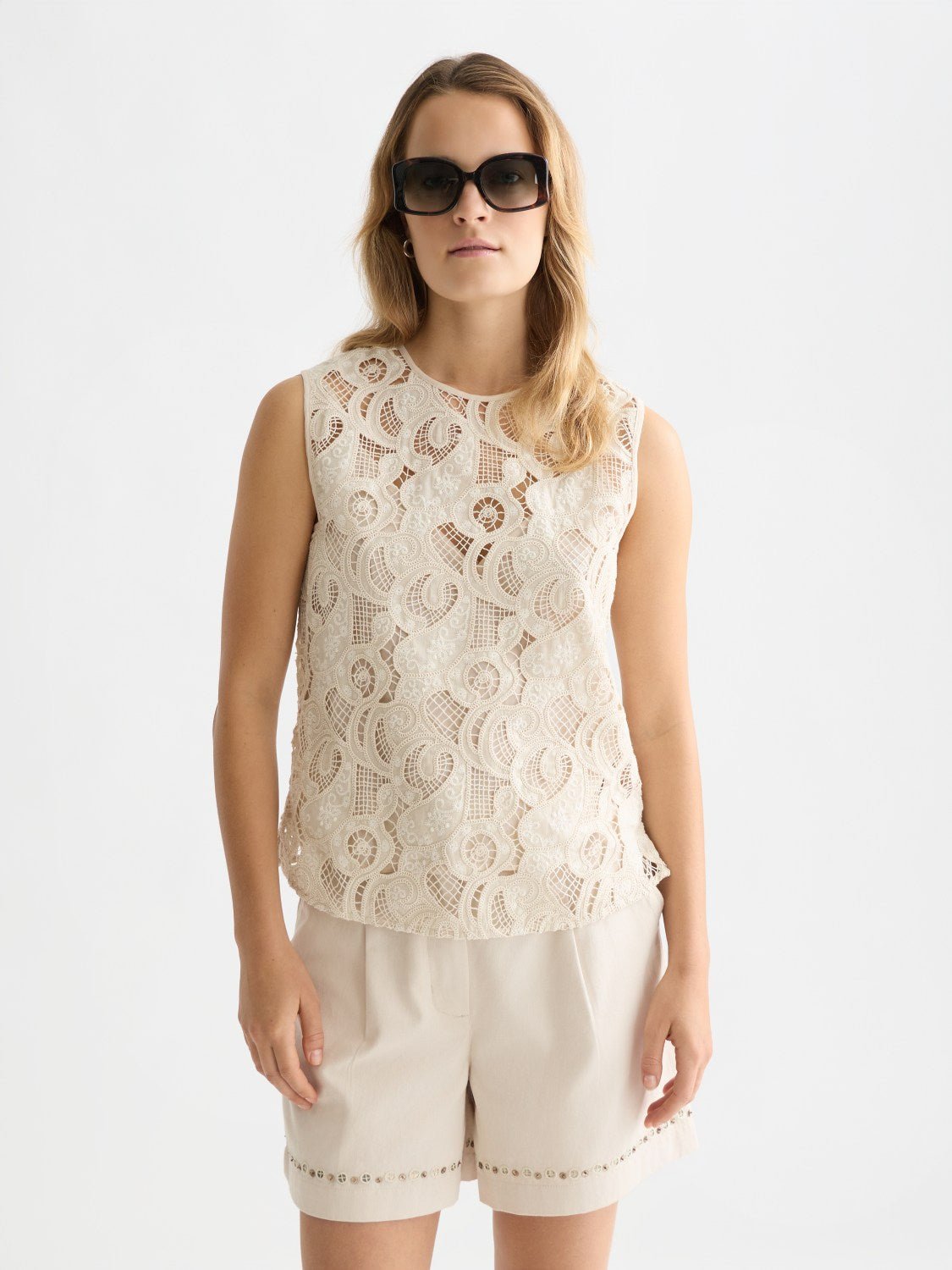 Flame Embroidery Top - Scotch & Soda South Africa