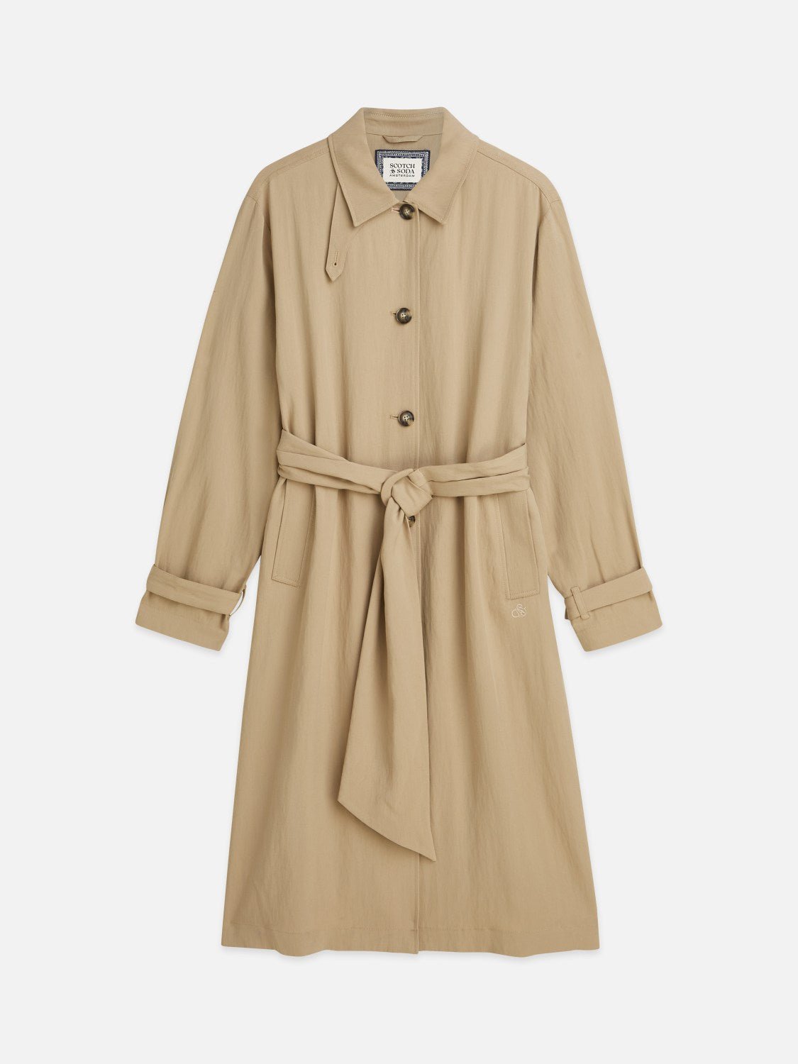 Flowy Trenchcoat - Scotch & Soda South Africa