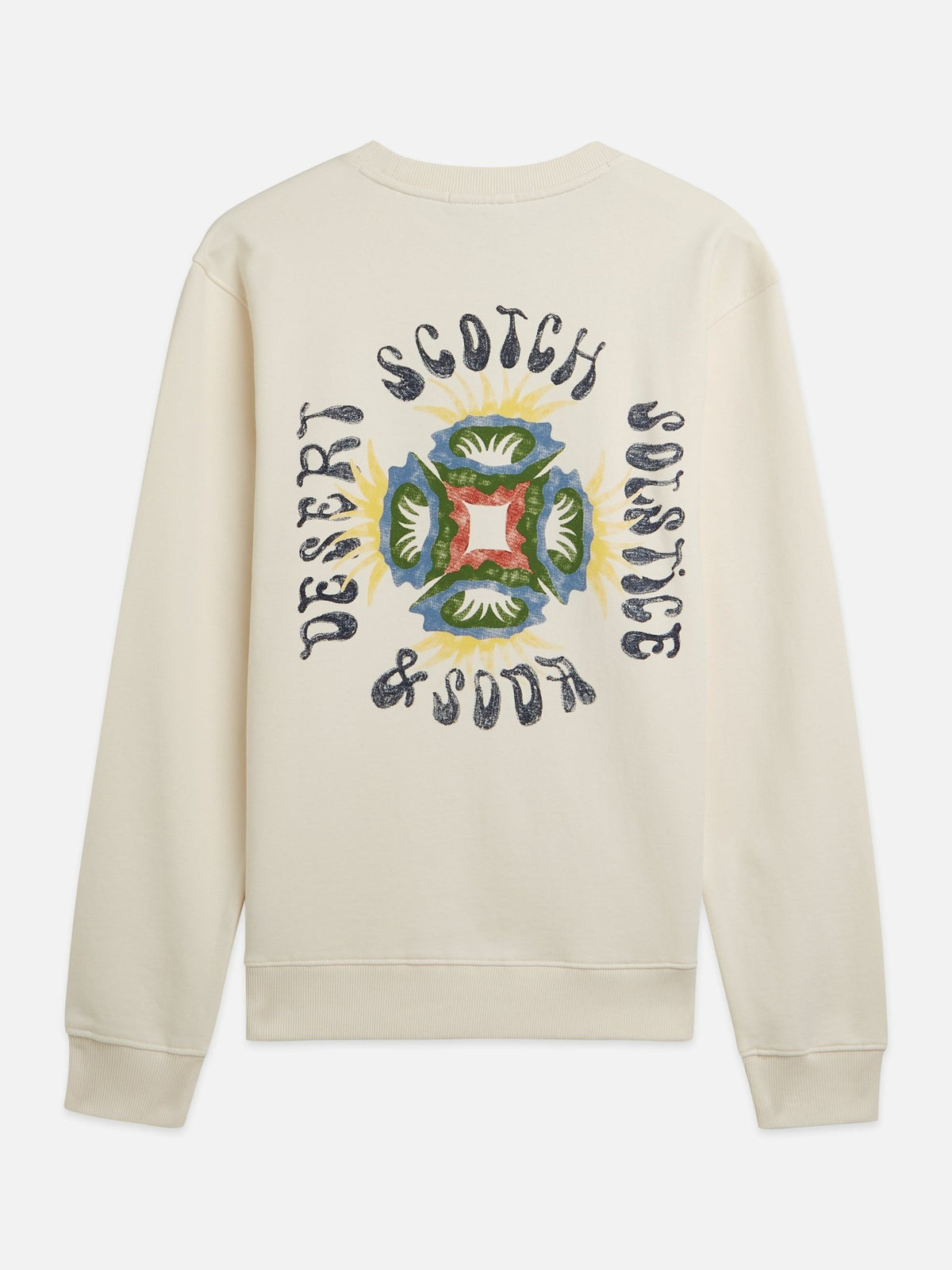 Front And Back Artwork Regular-Fit Sweatshirt - Scotch & Soda South Africa
