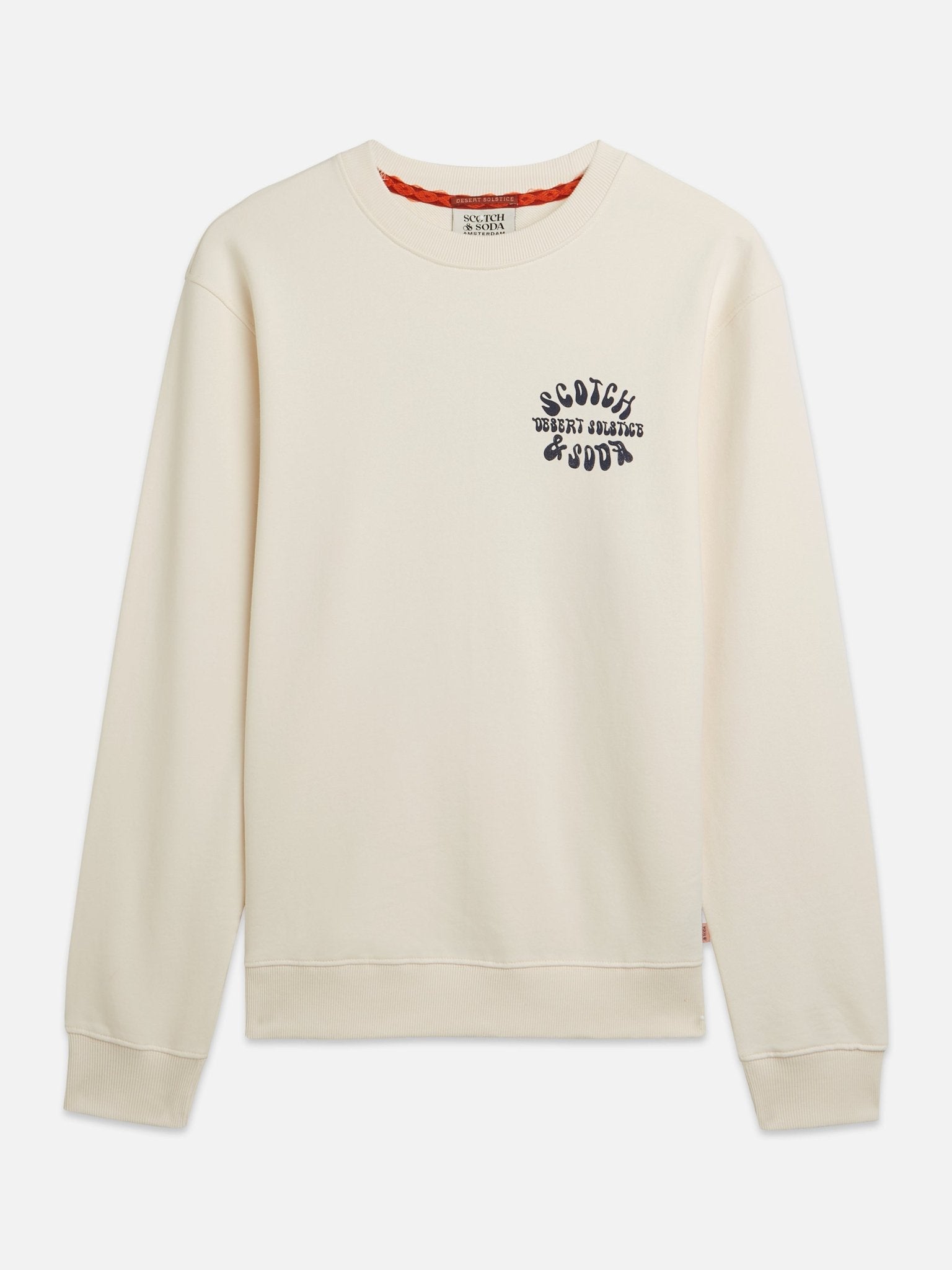 Front And Back Artwork Regular-Fit Sweatshirt - Scotch & Soda South Africa