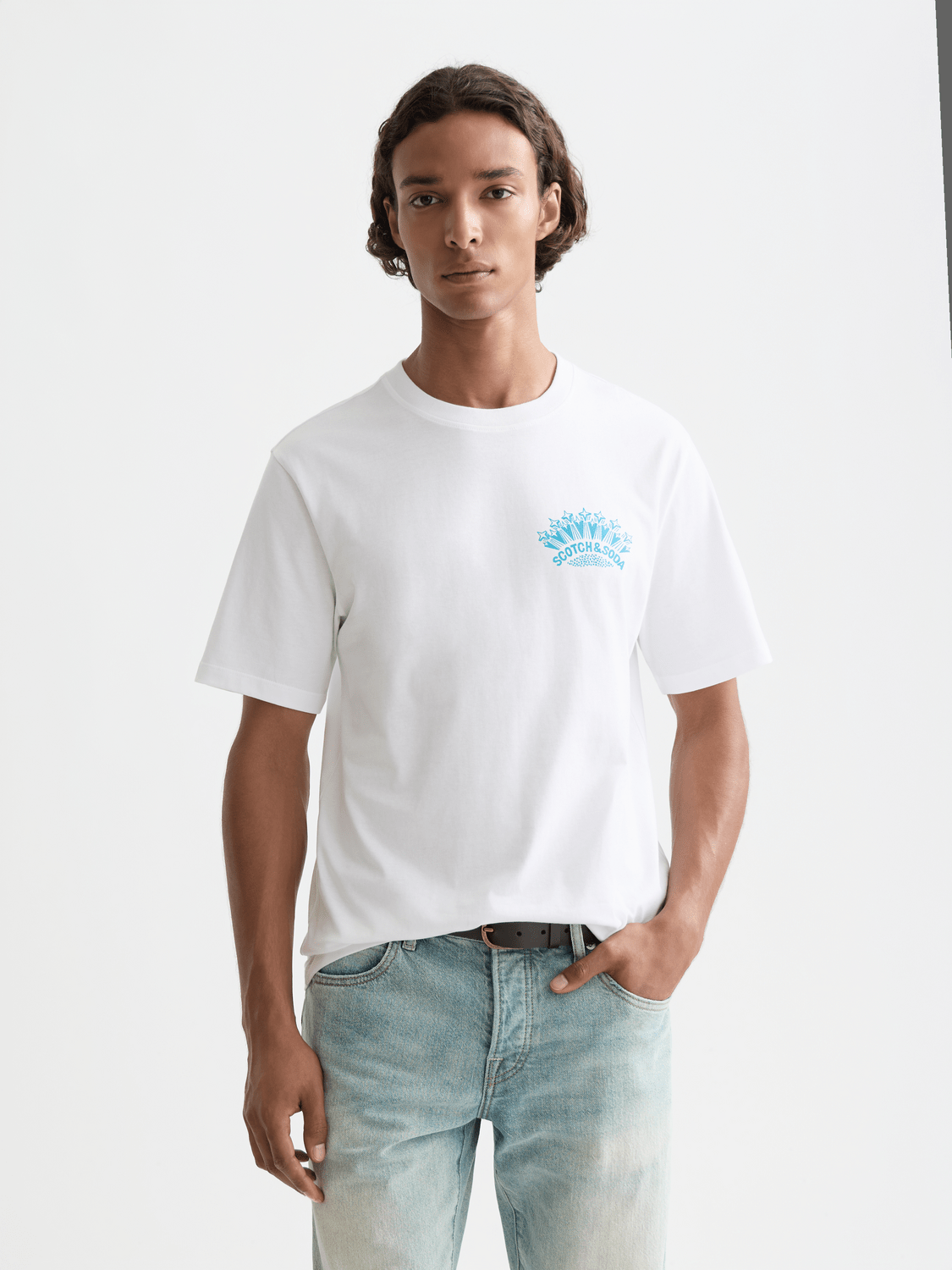 Front And Back Artwork Regular-Fit T-Shirt - Scotch & Soda South Africa