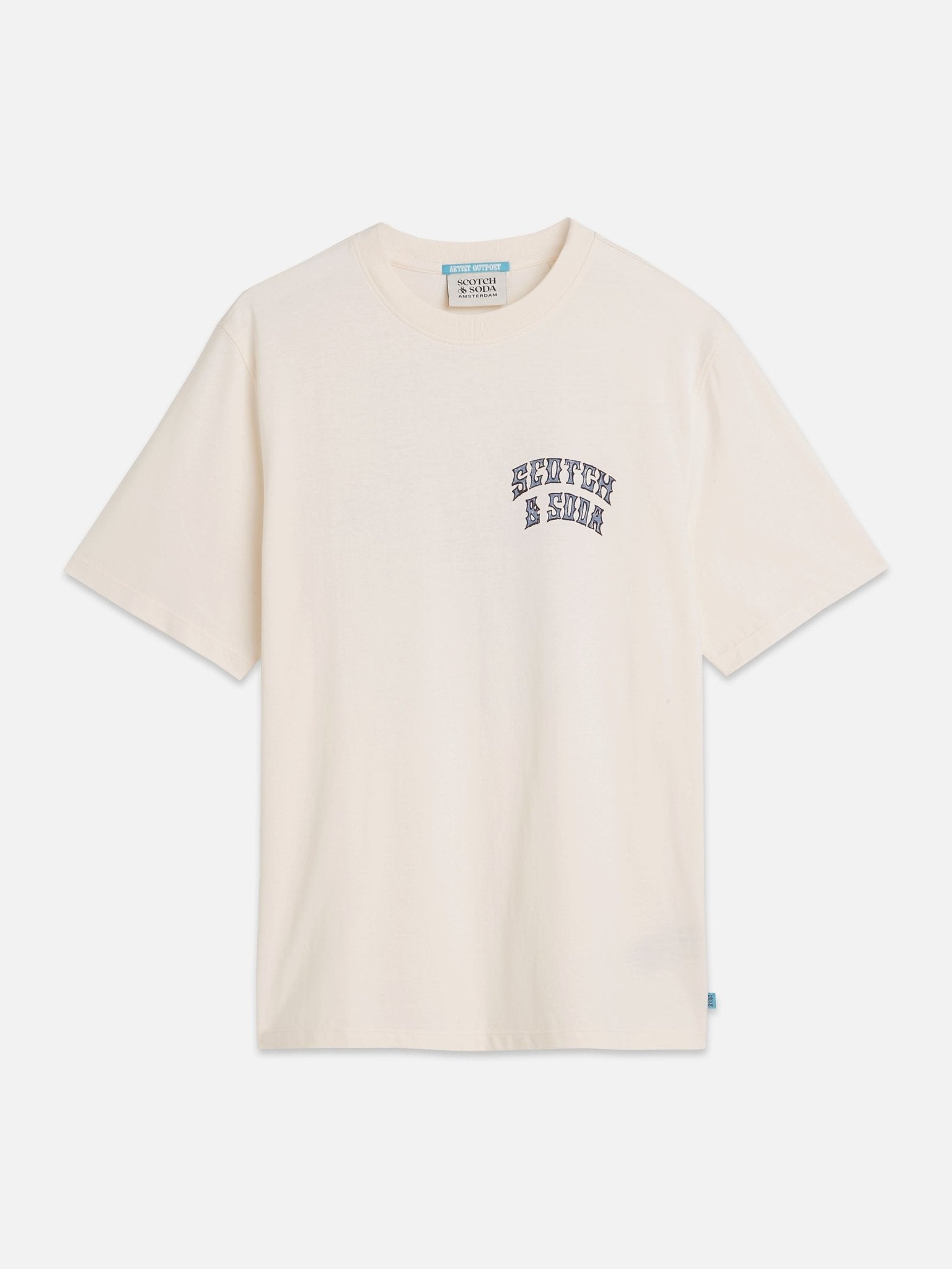 Front And Back Artwork Regularfit Tshirt - Scotch & Soda South Africa