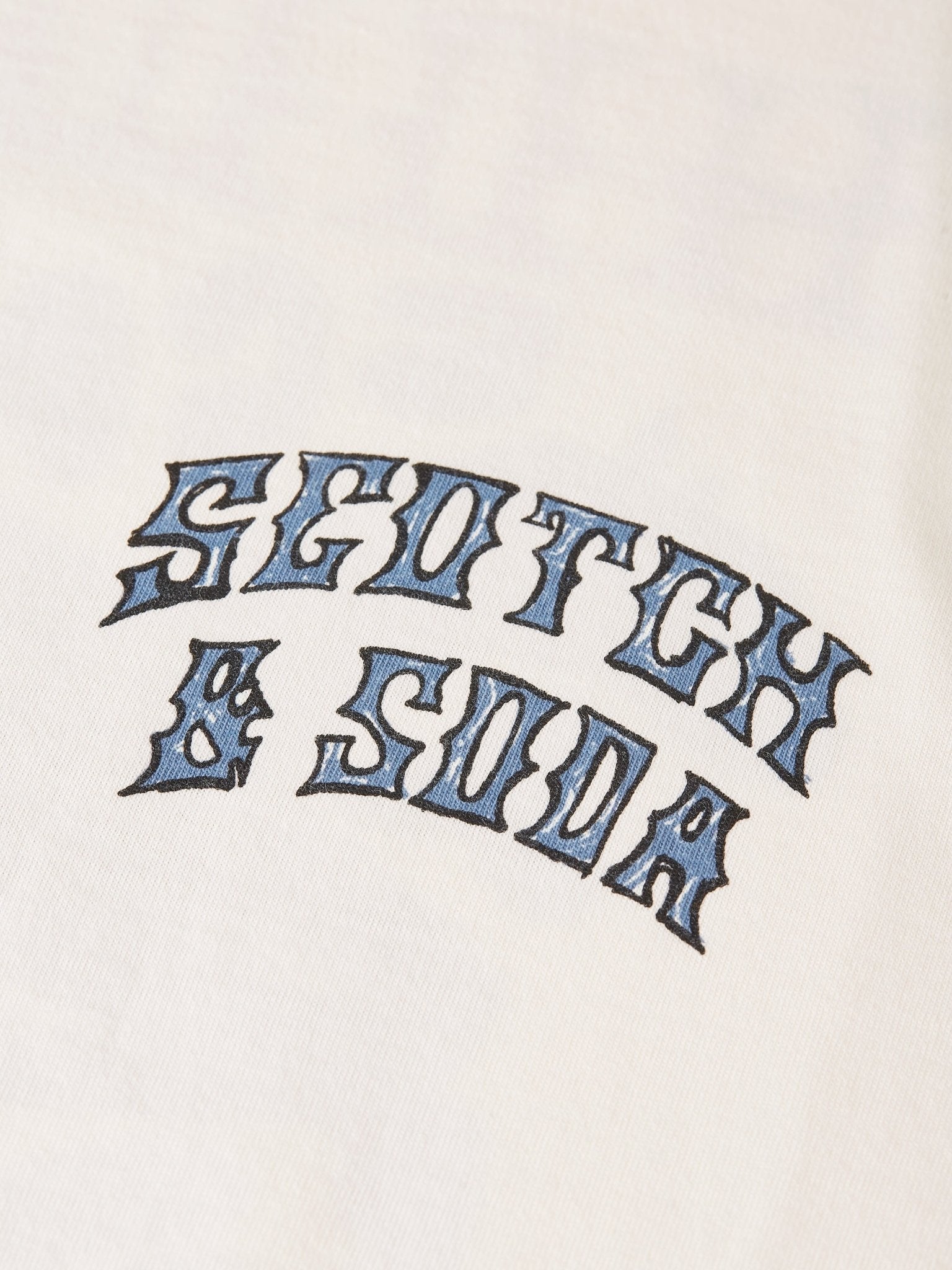 Front And Back Artwork Regularfit Tshirt - Scotch & Soda South Africa