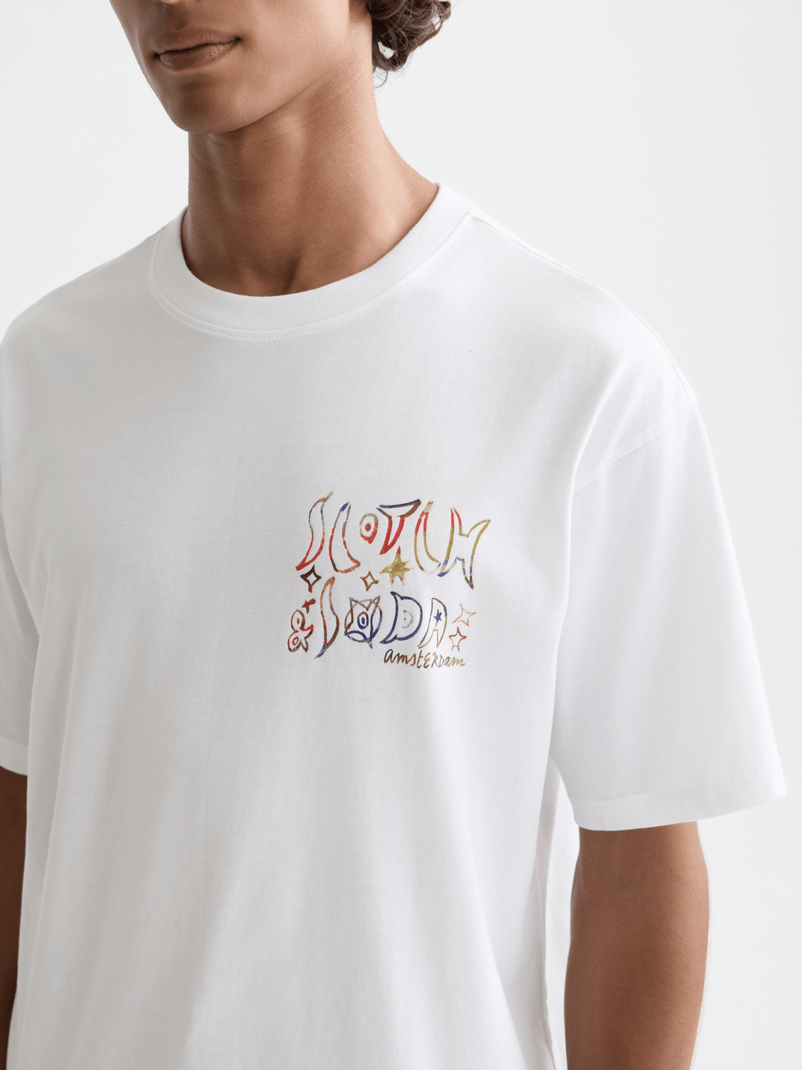 Front And Back Artwork Relaxed-Fit T-Shirt - Scotch & Soda South Africa