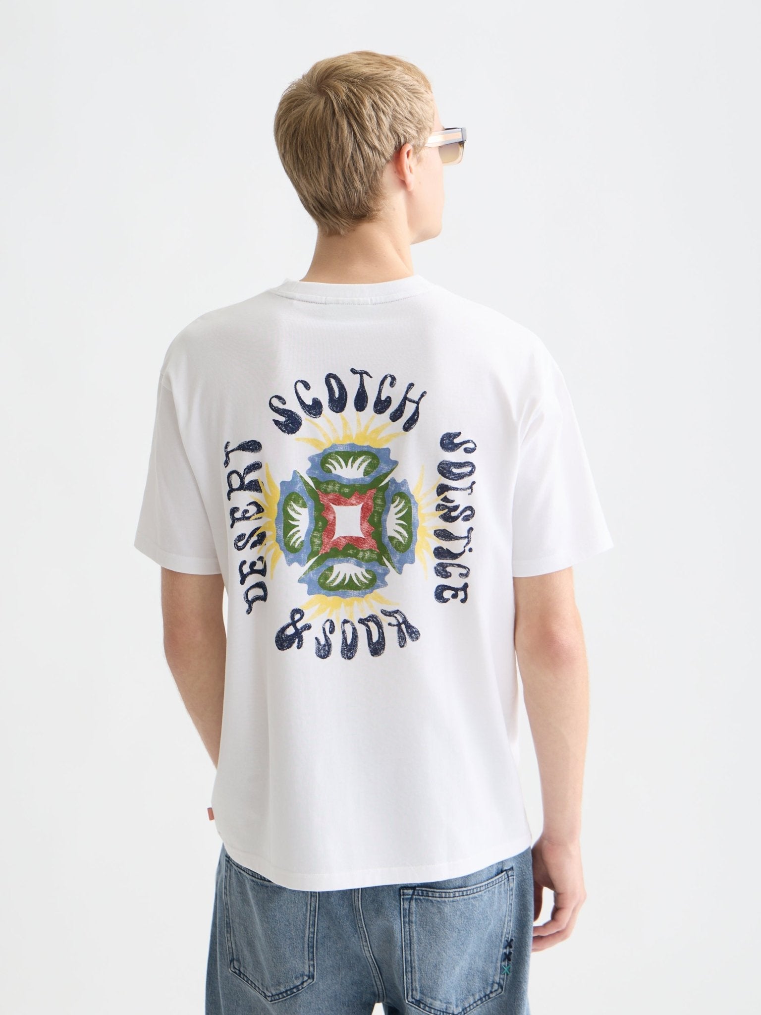 Front And Back Artwork Relaxed-Fit T-Shirt - Scotch & Soda South Africa