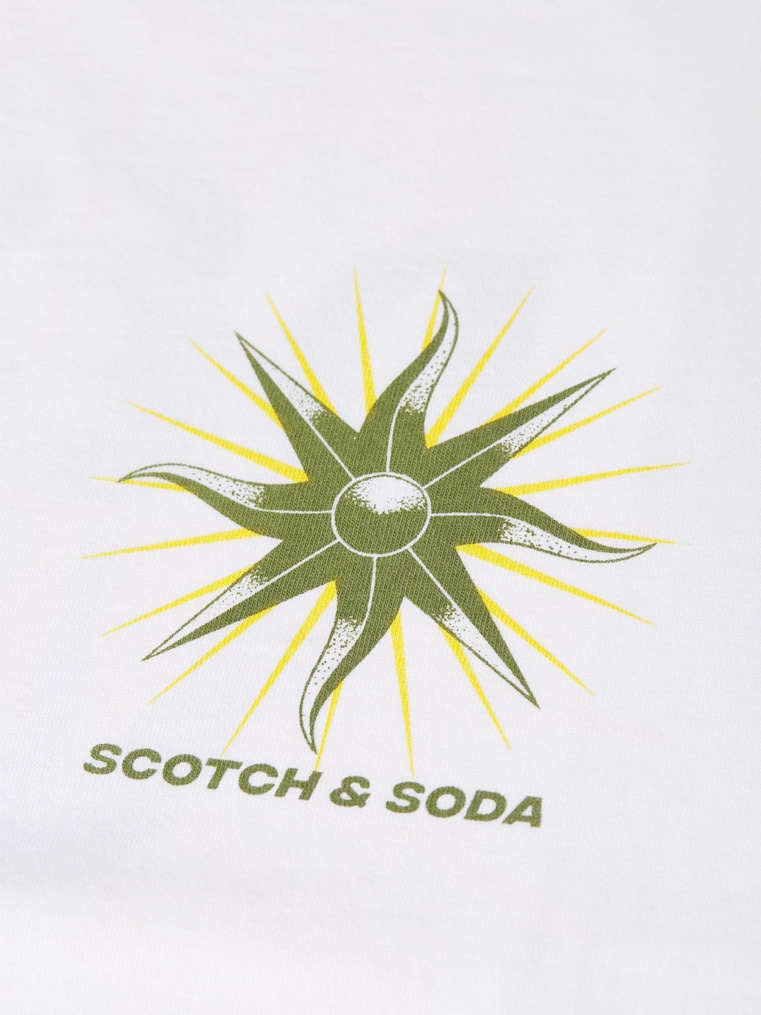 Front And Back Artwork Relaxed-fit T-shirt - Scotch & Soda South Africa