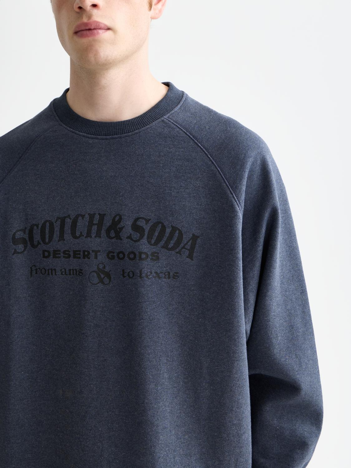 Front Artwork Relaxed-Fit Sweatshirt - Scotch & Soda South Africa