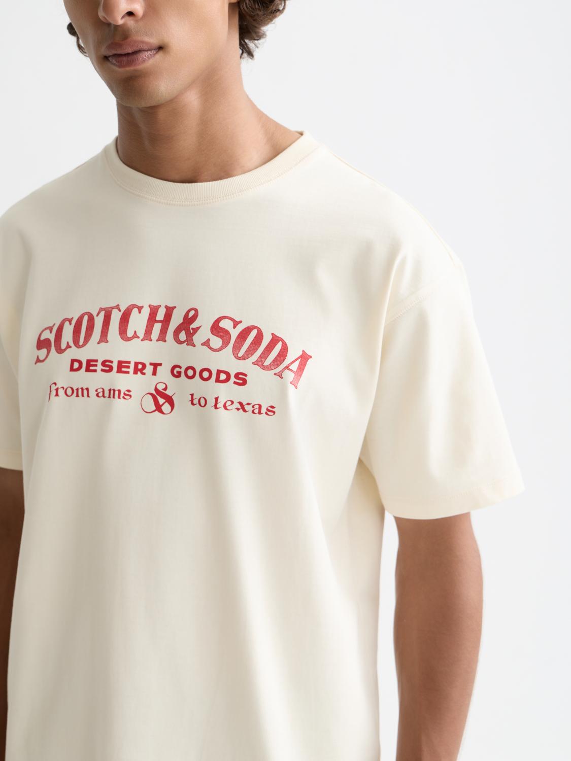 Front Artwork Relaxed-Fit T-Shirt - Scotch & Soda South Africa