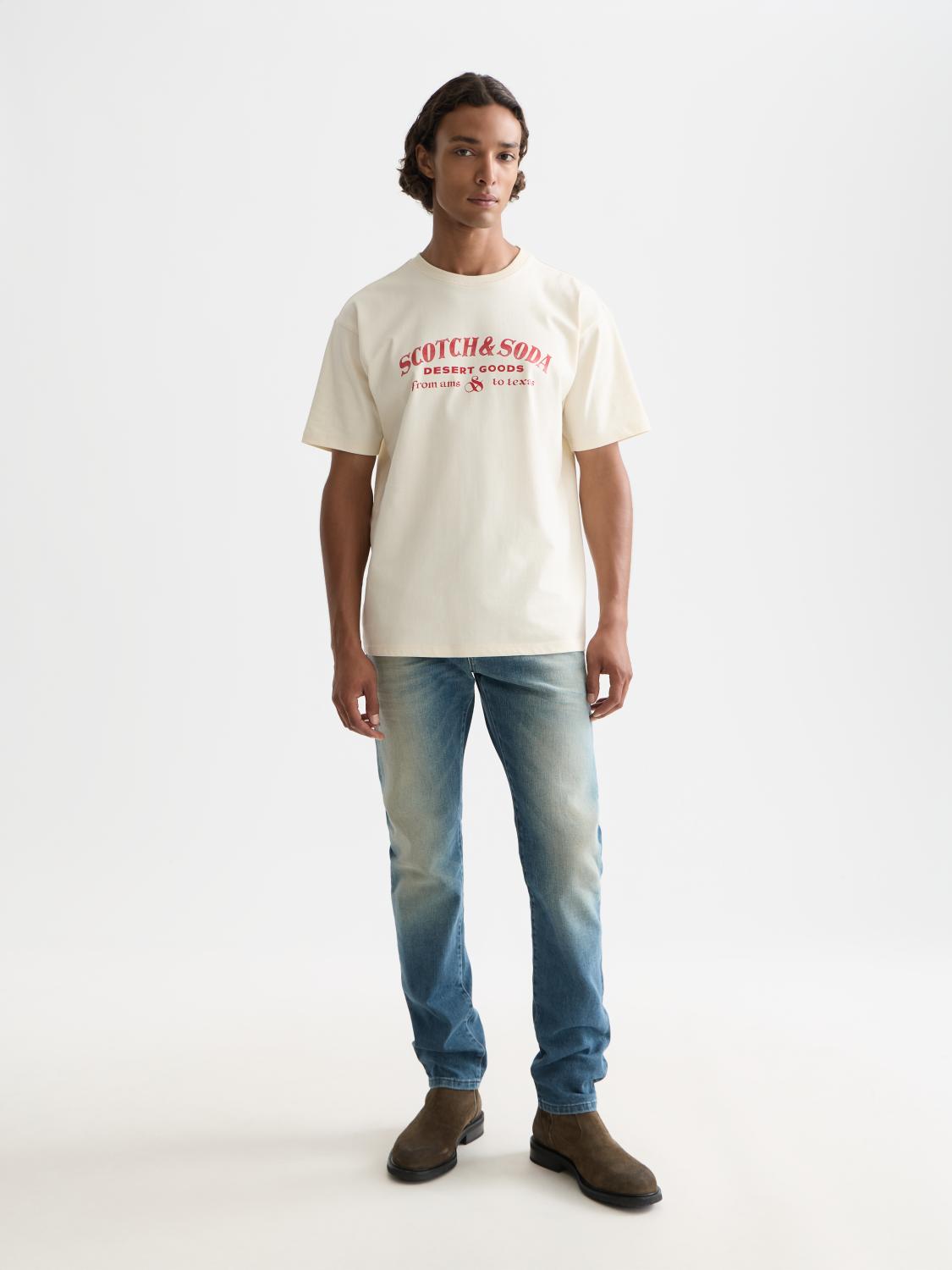 Front Artwork Relaxed-Fit T-Shirt - Scotch & Soda South Africa