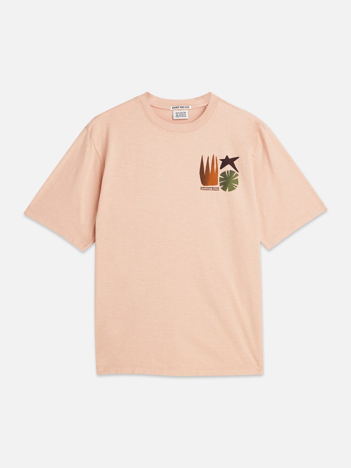 Front Back Artwork Loose-Fit T-Shirt - Scotch & Soda South Africa