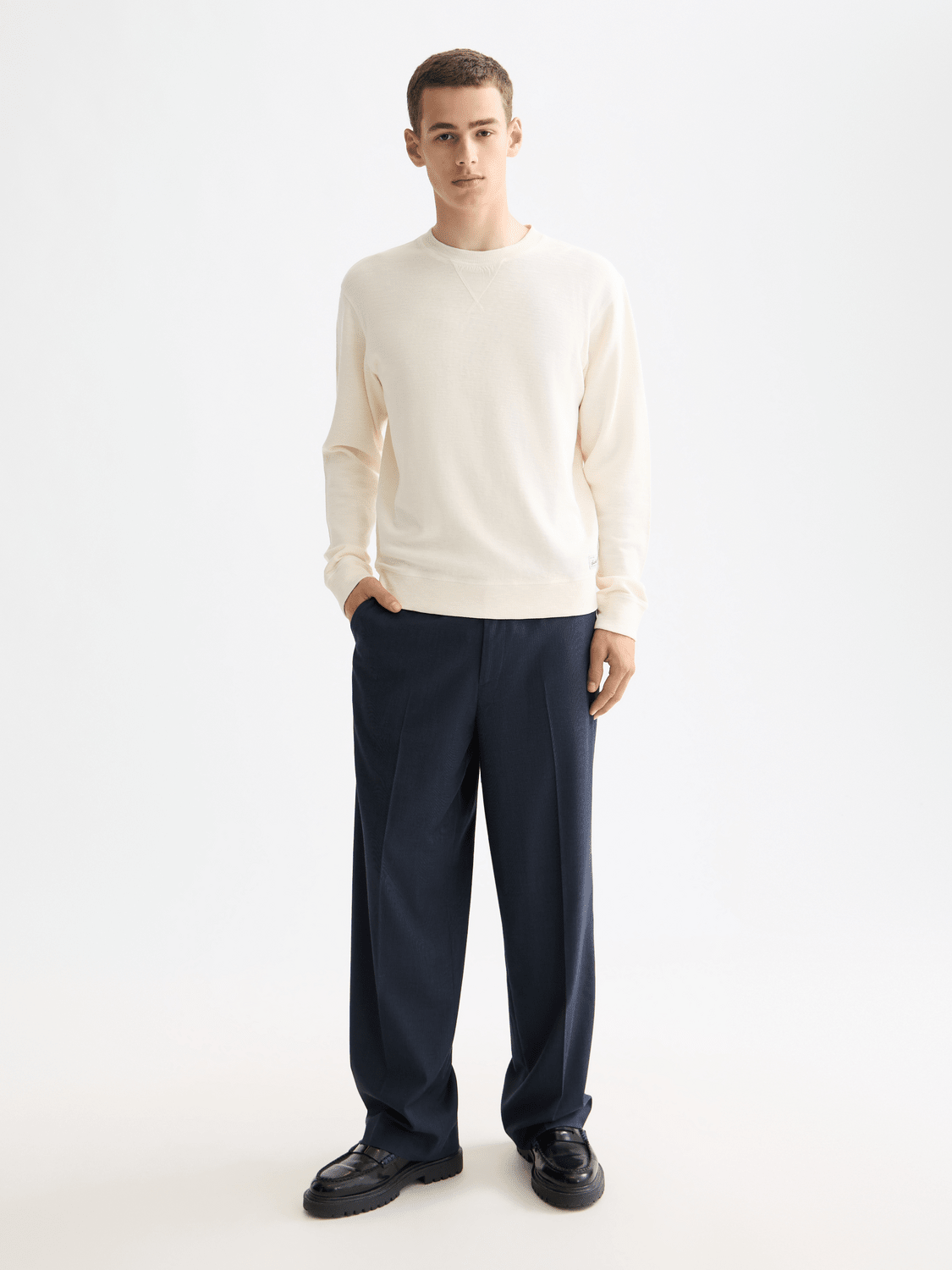 G/D Structured Sweatshirt - Scotch & Soda South Africa