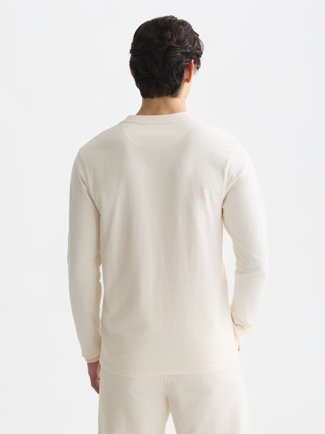 Henley Slub Yarn Regularfit Longsleeved Tshirt - Scotch & Soda South Africa