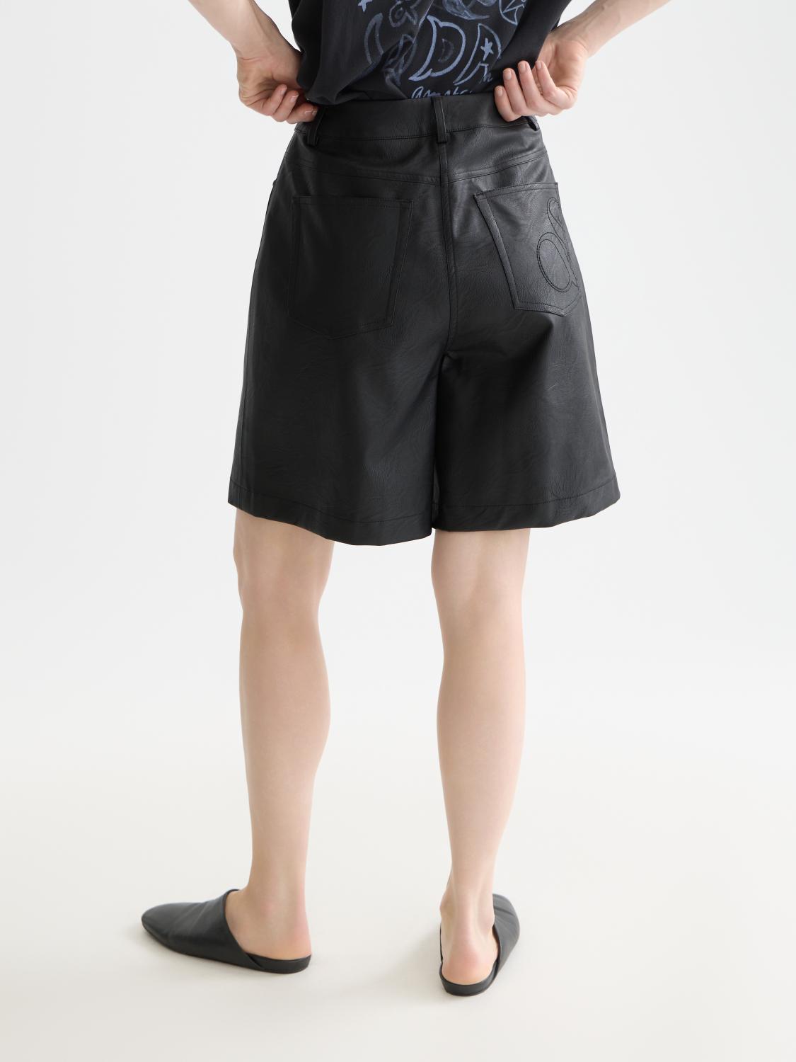 High Rise Faux Leather Short - Scotch & Soda South Africa