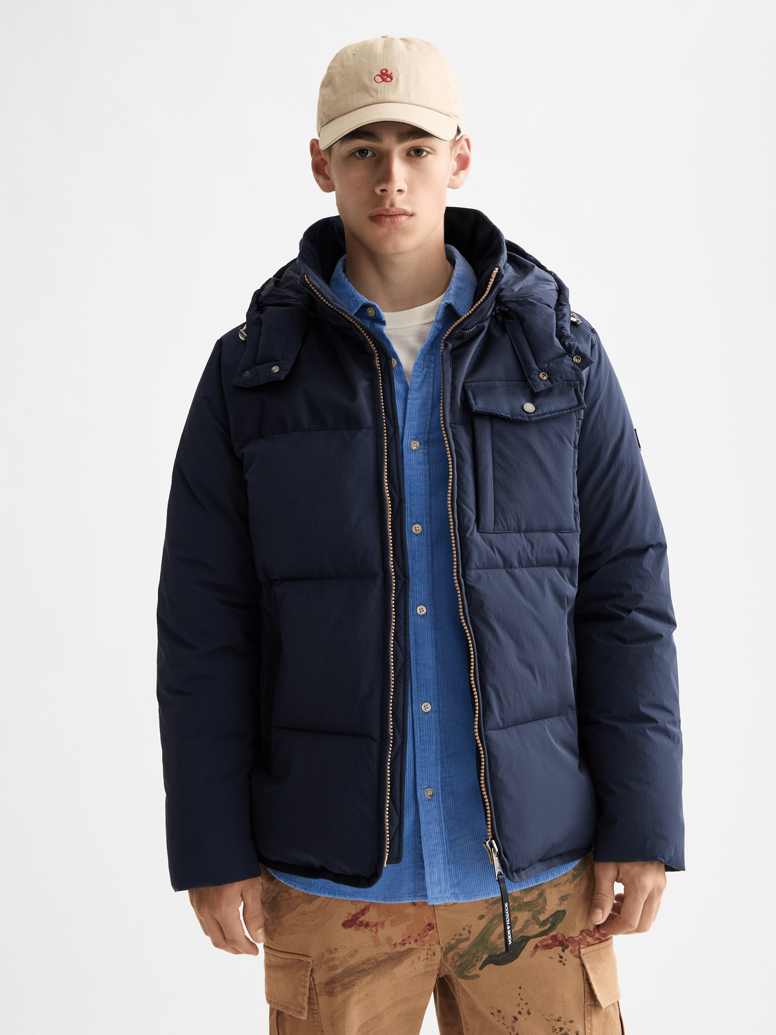 Hooded Puffer Jacket - Scotch & Soda South Africa