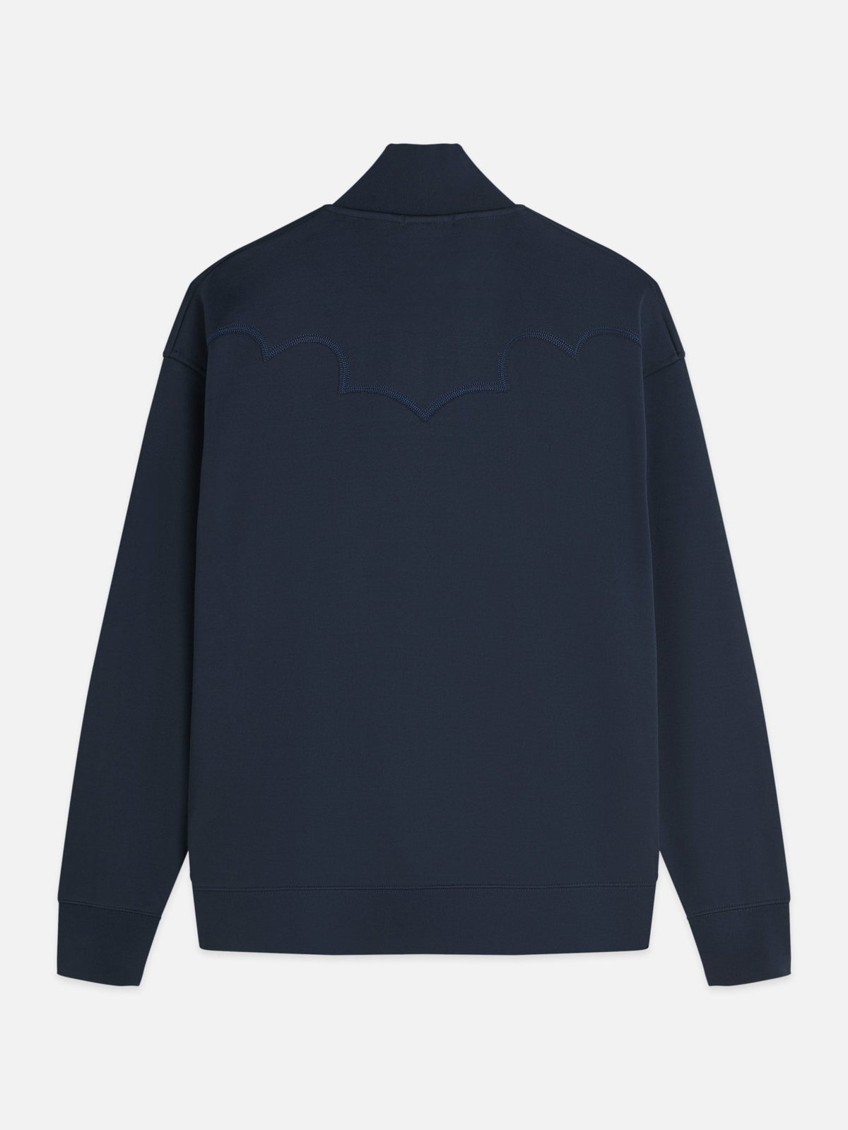 Interlock Embroidered Relaxed Fit Zip-Through Track Top - Scotch & Soda South Africa