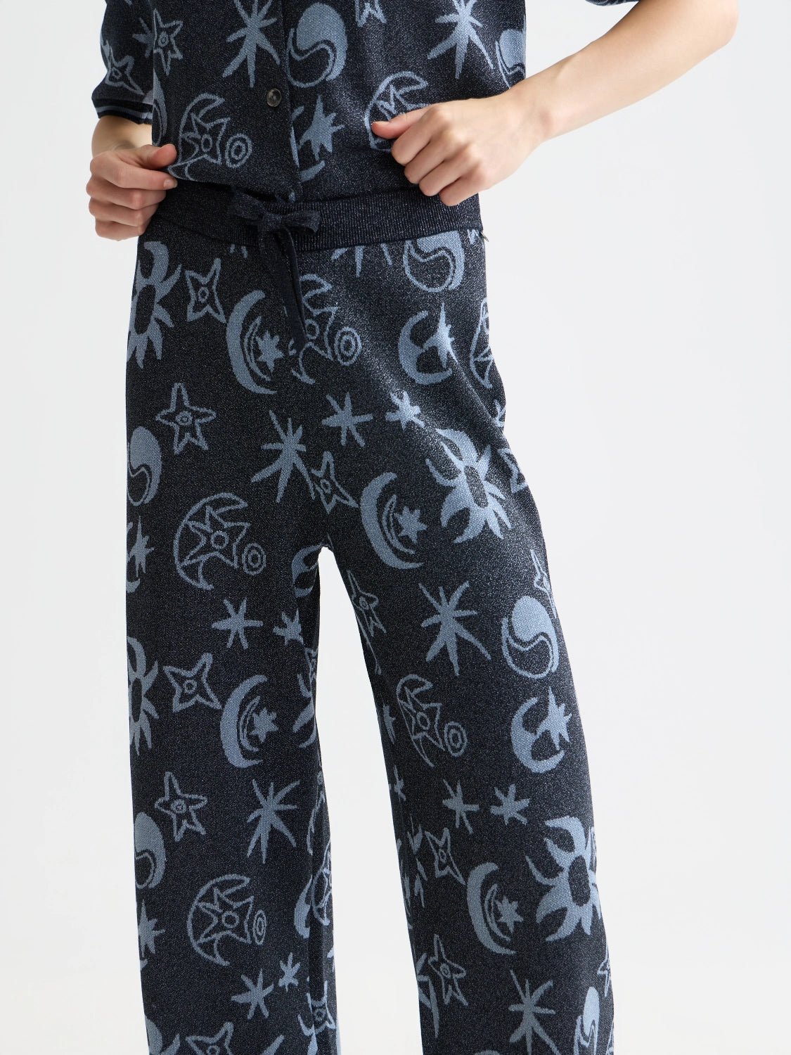 Jacquard Knitted Trousers - Scotch & Soda South Africa