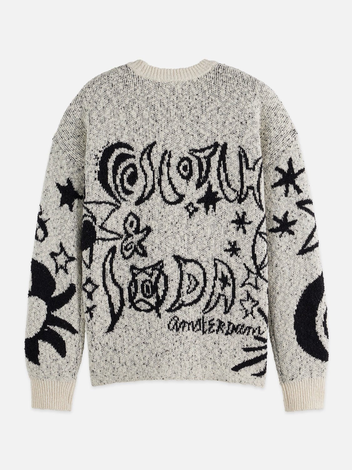 Jacquard Motif Oversized Pullover - Scotch & Soda South Africa