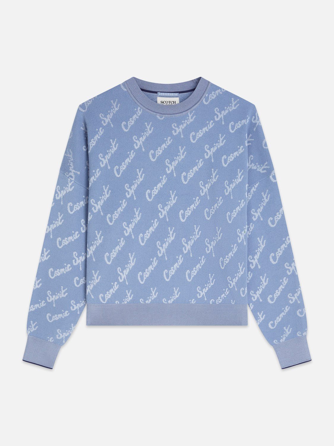 Jacquard Relaxed Pullover - Scotch & Soda South Africa