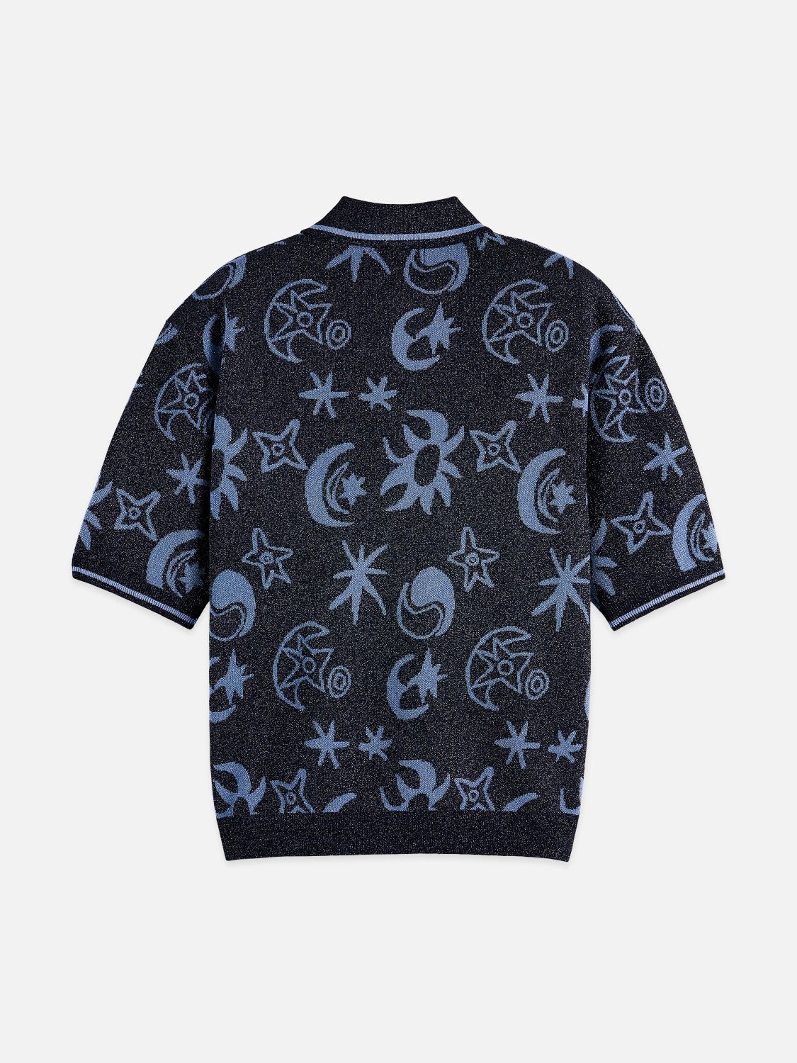 Jacquard Short Sleeve Pullover - Scotch & Soda South Africa