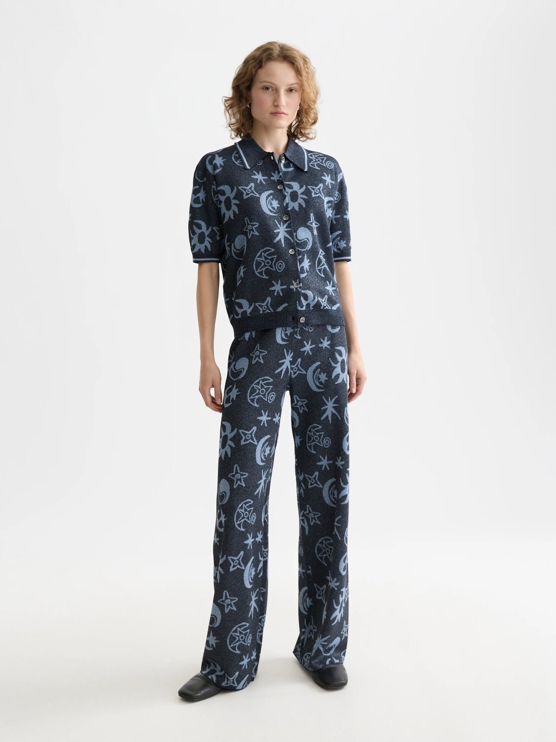 Jacquard Short Sleeve Pullover - Scotch & Soda South Africa