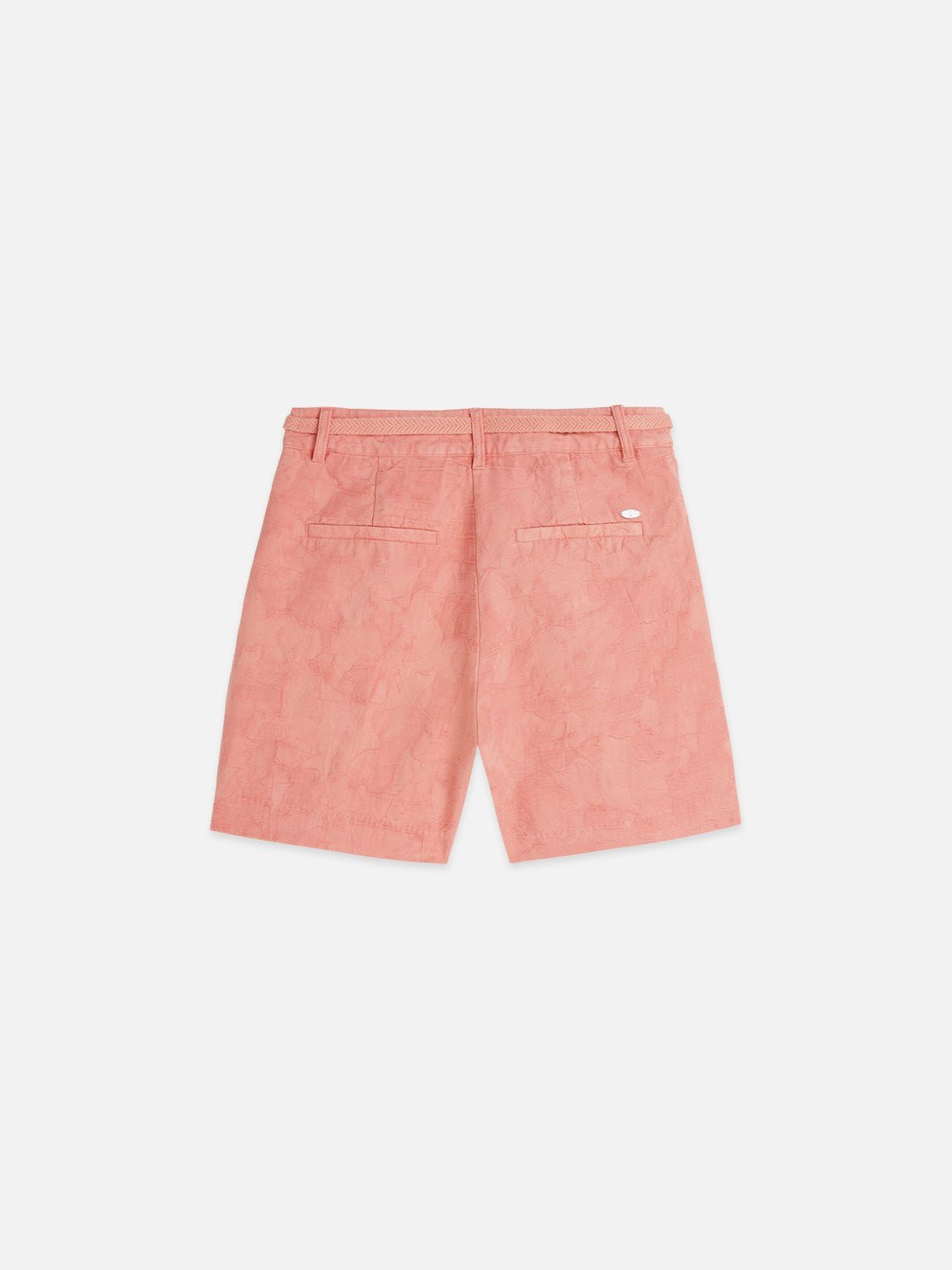 Jacquard Structured High Rise Shorts - Scotch & Soda South Africa