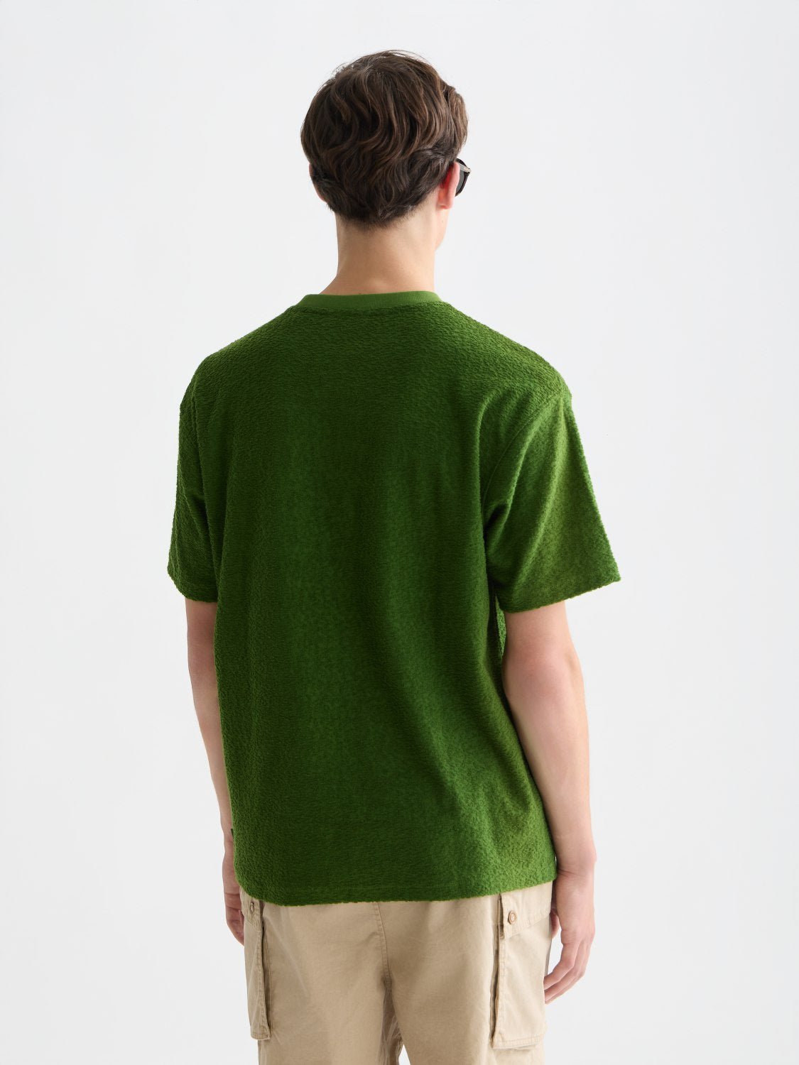 Jacquard Towelling Relaxedfit Tshirt - Scotch & Soda South Africa