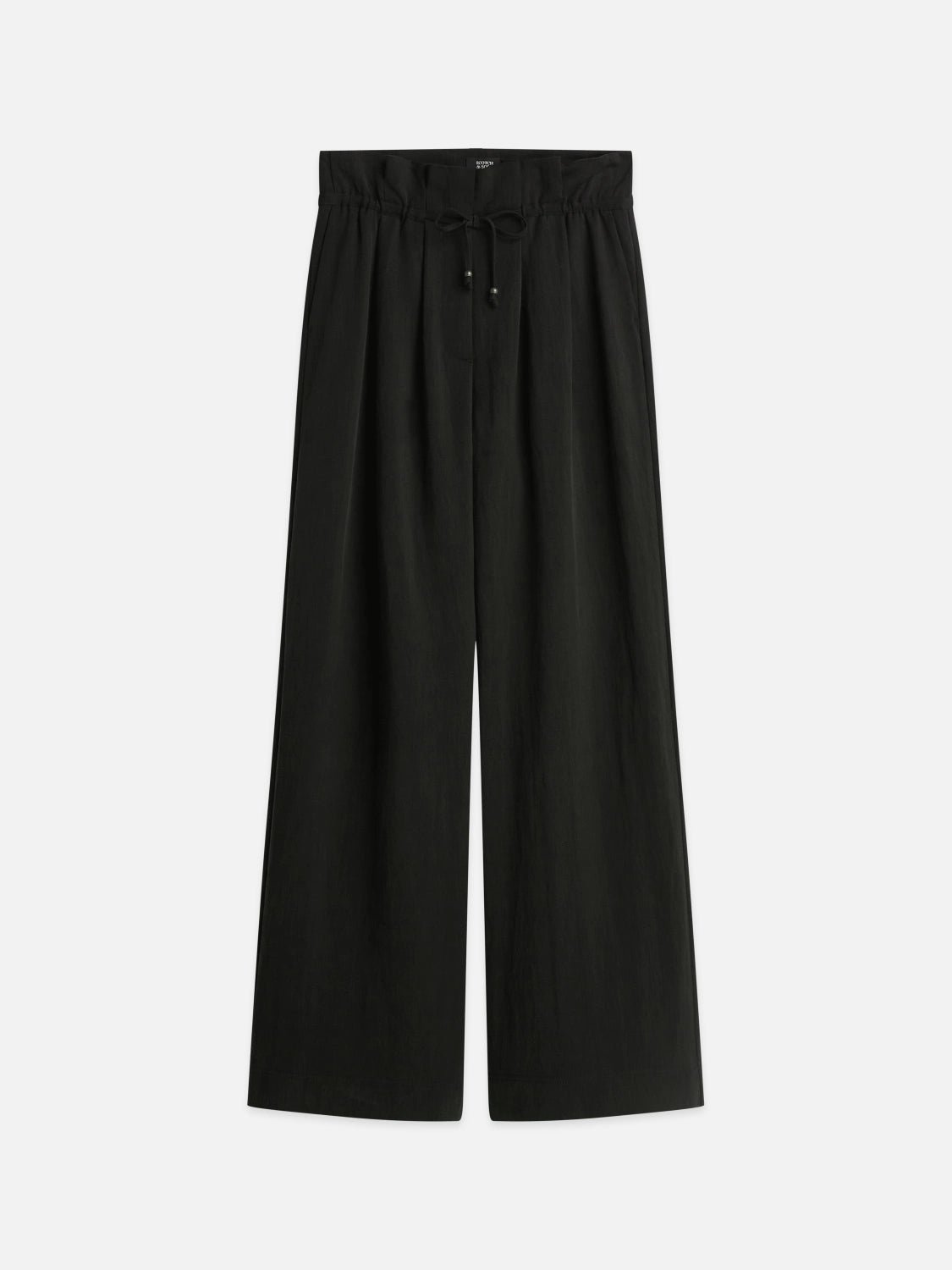 June - High Rise Wide Leg Twill Paperbag Pants - Scotch & Soda South Africa