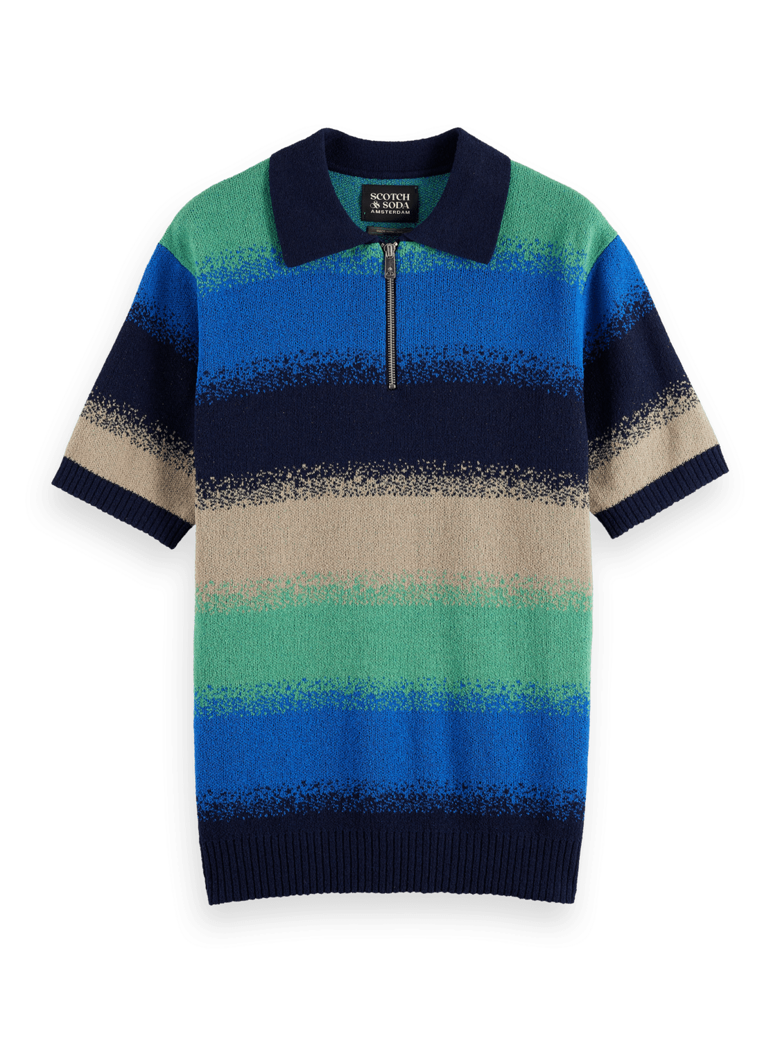 Knitted Degrade Polo - Scotch & Soda South Africa