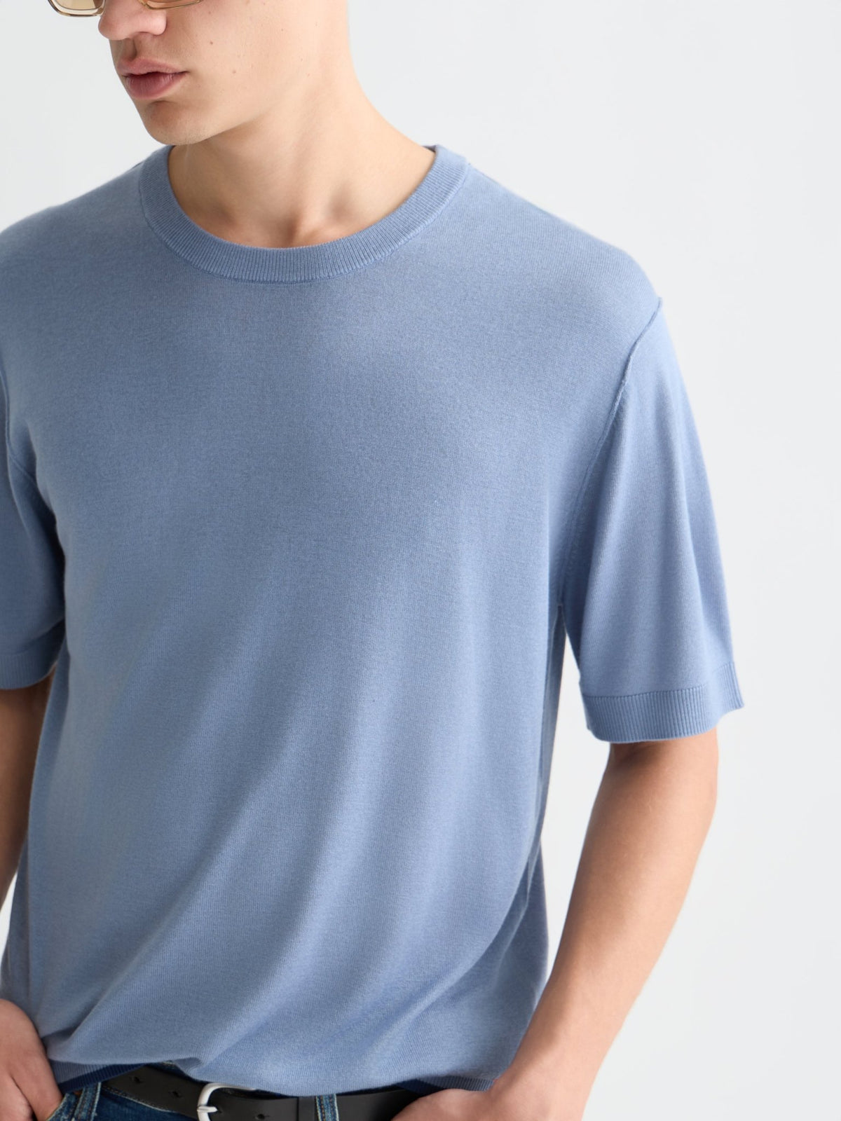 Knitted Relaxed-Fit T-Shirt - Scotch & Soda South Africa