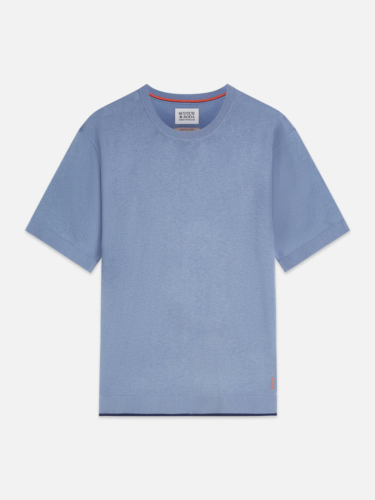 Knitted Relaxed-Fit T-Shirt - Scotch & Soda South Africa