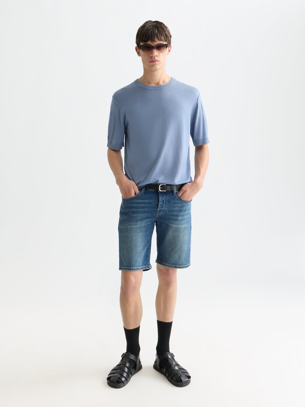 Knitted Relaxed-Fit T-Shirt - Scotch & Soda South Africa